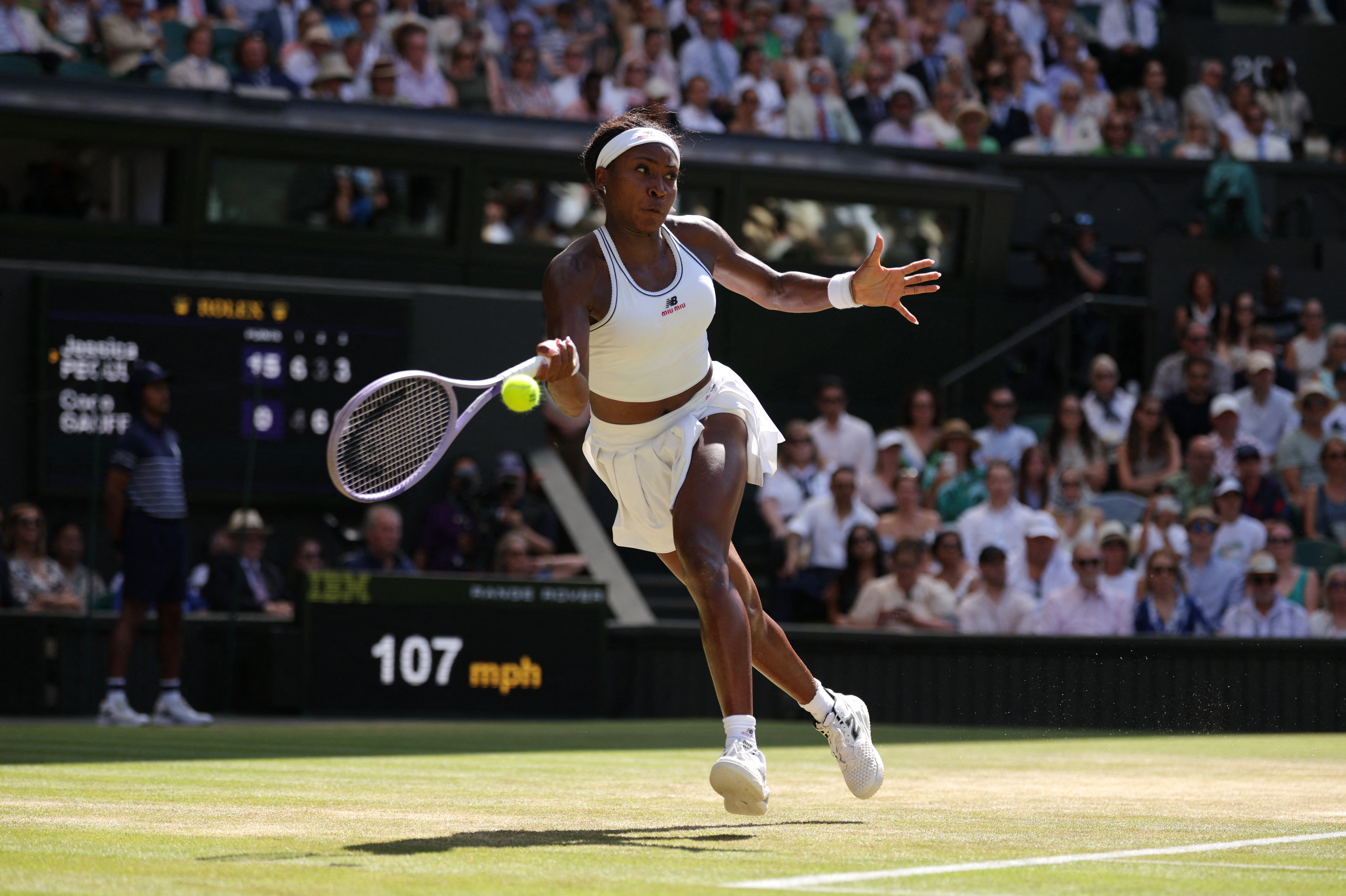 Gauff's movement and athleticism have been key to her recent success on the surface (Reuters)