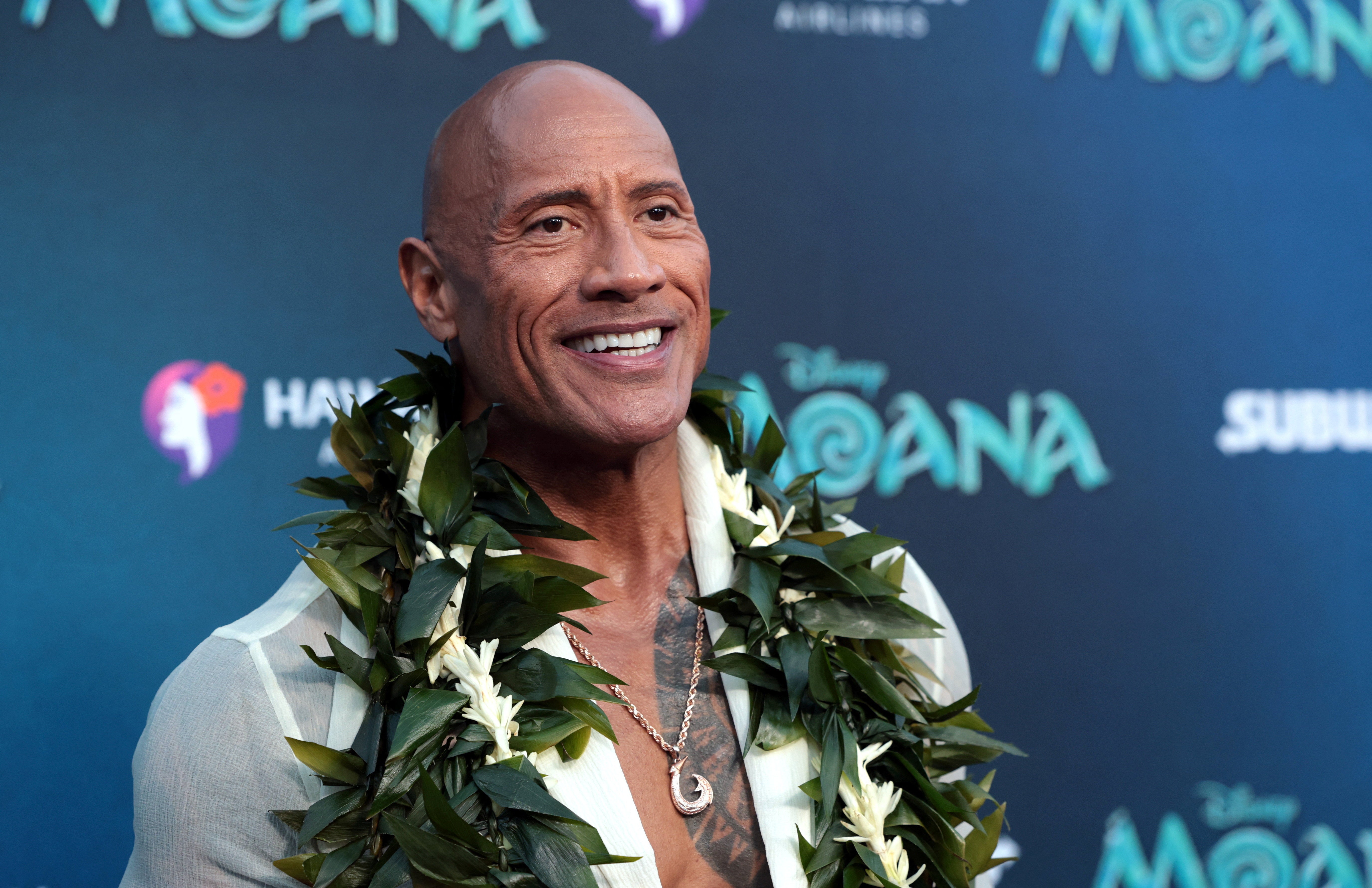 Dwayne Johnson bei der Premiere von „Moana“ diese Woche