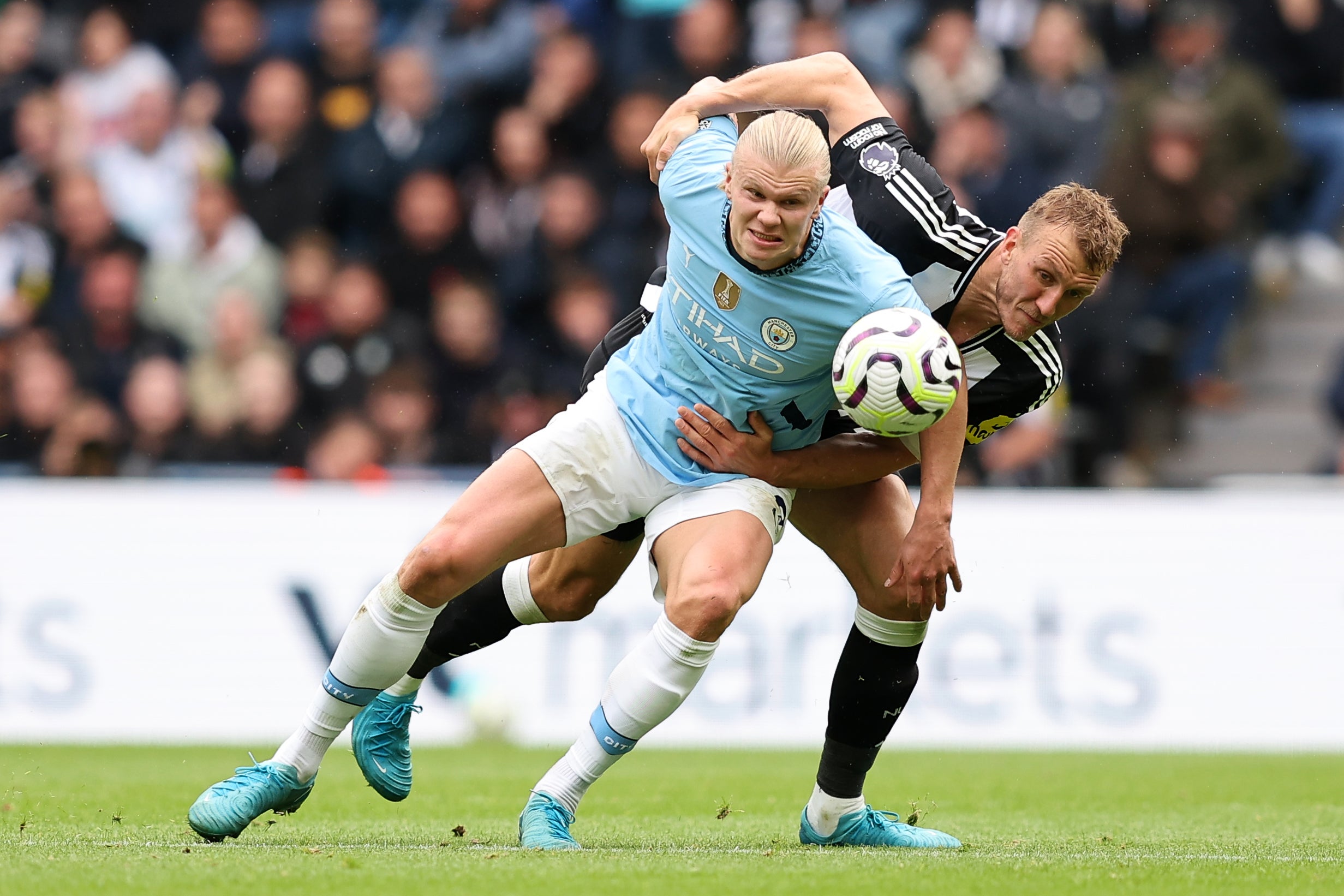 Dan Burn &lsquo;more than ready&rsquo; to battle Erling Haaland during England v Norway clash