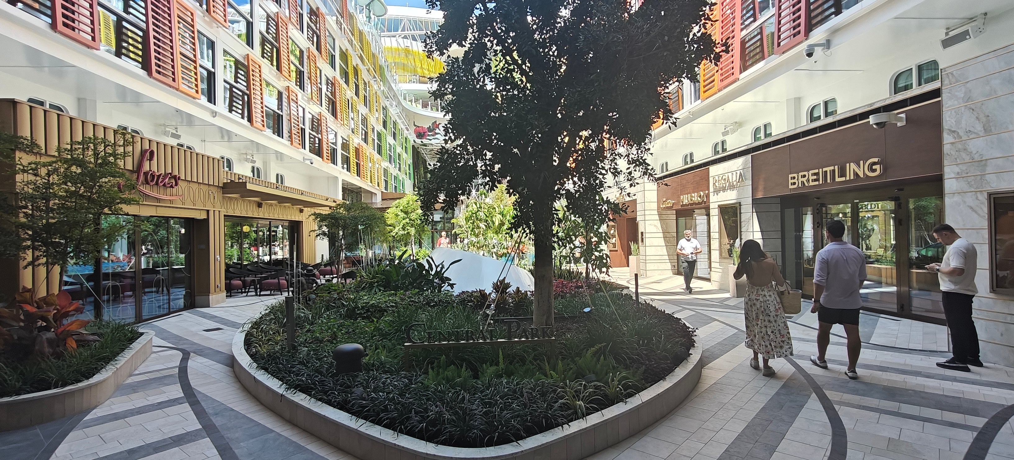 Central Park provides a calm oasis aboard Legend of the Seas