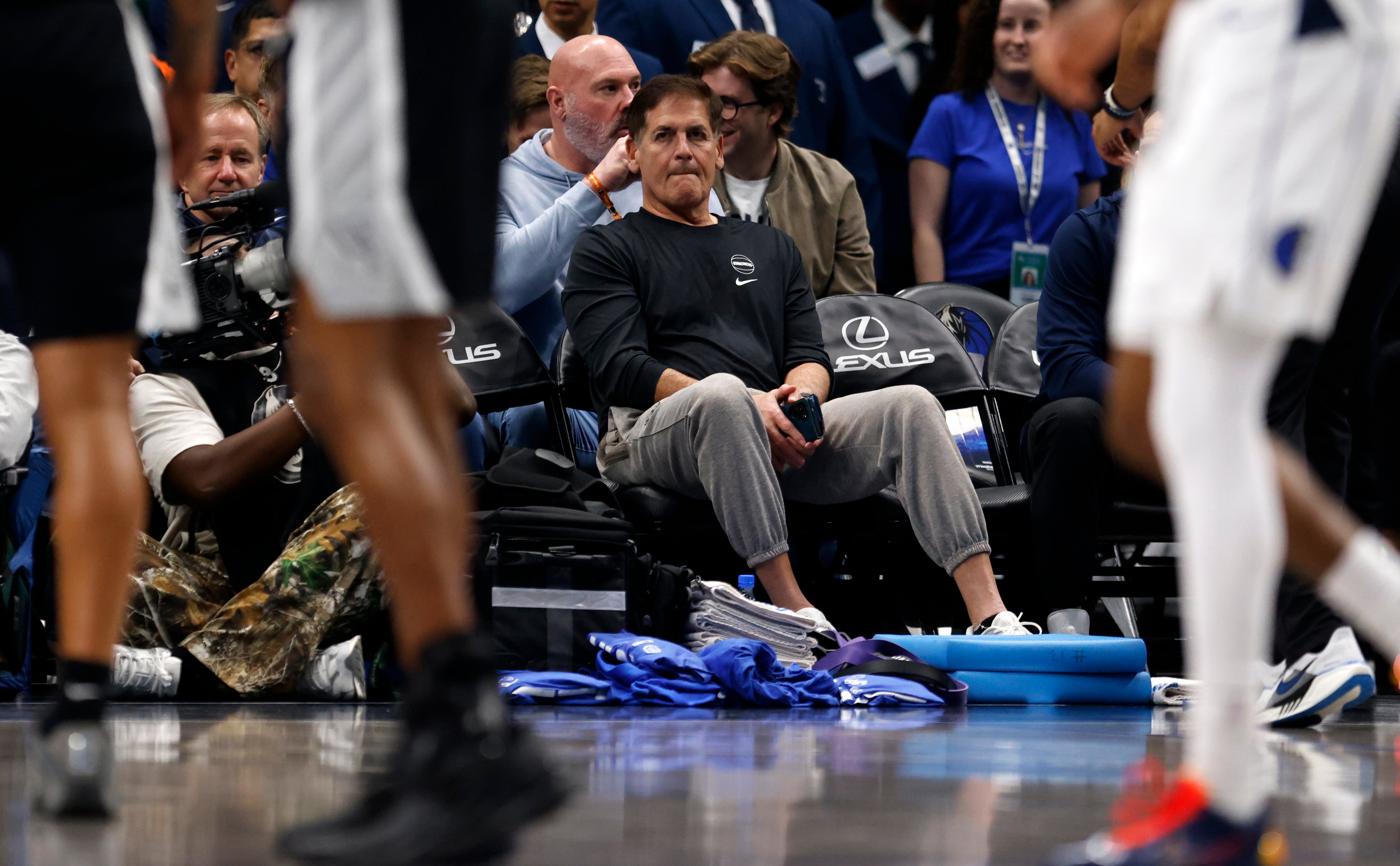 The billionaire businessman sold his majority stake in the Mavericks in 2023 to the families of Miriam Adelson and Dumont, who is Adelson's son-in-law