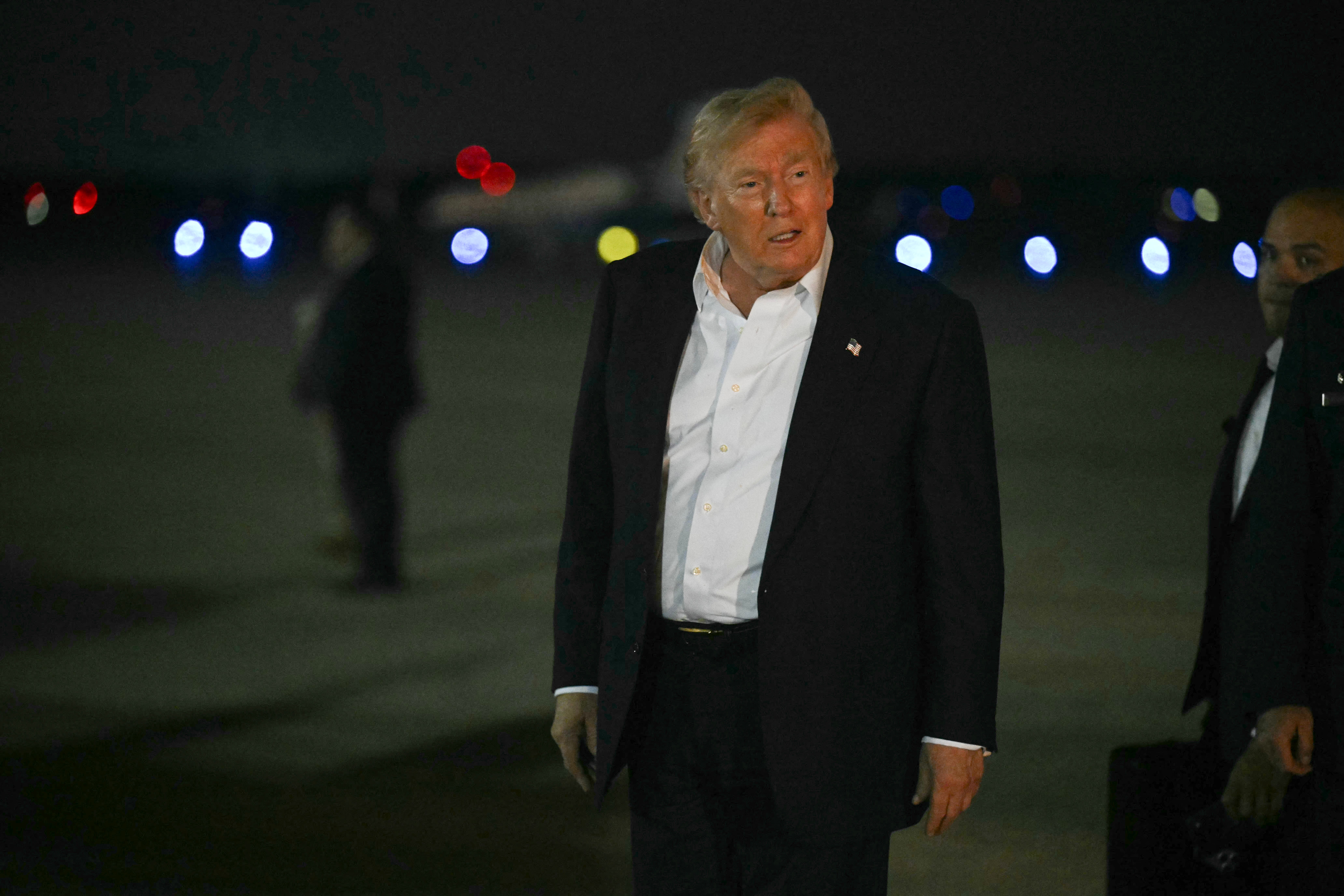 Donald Trump said Iran was pushing for a deal in the wake of the latest strikes. There was no confirmation from Iran
