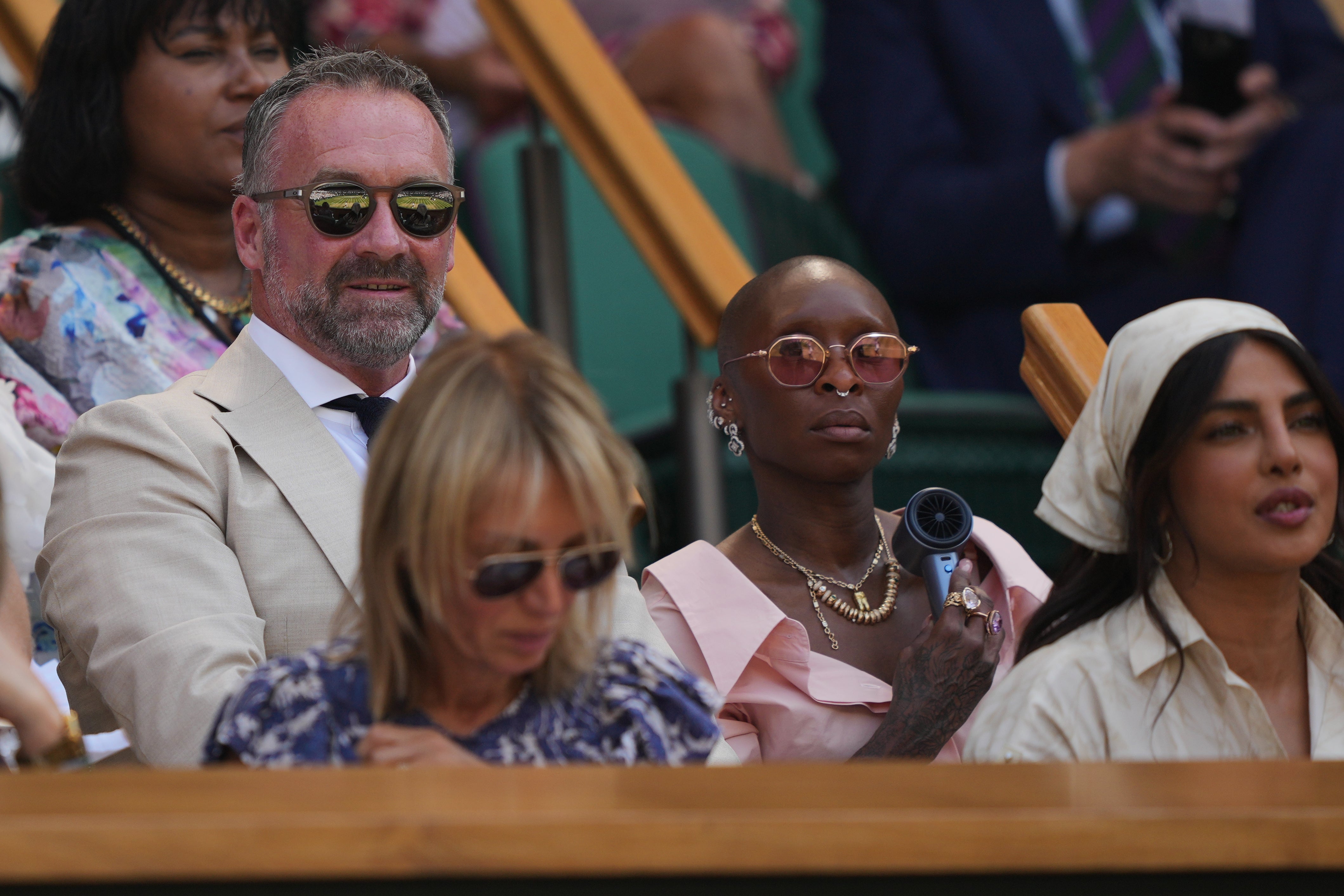 Cynthia Eriva vista en Wimbledon 2026