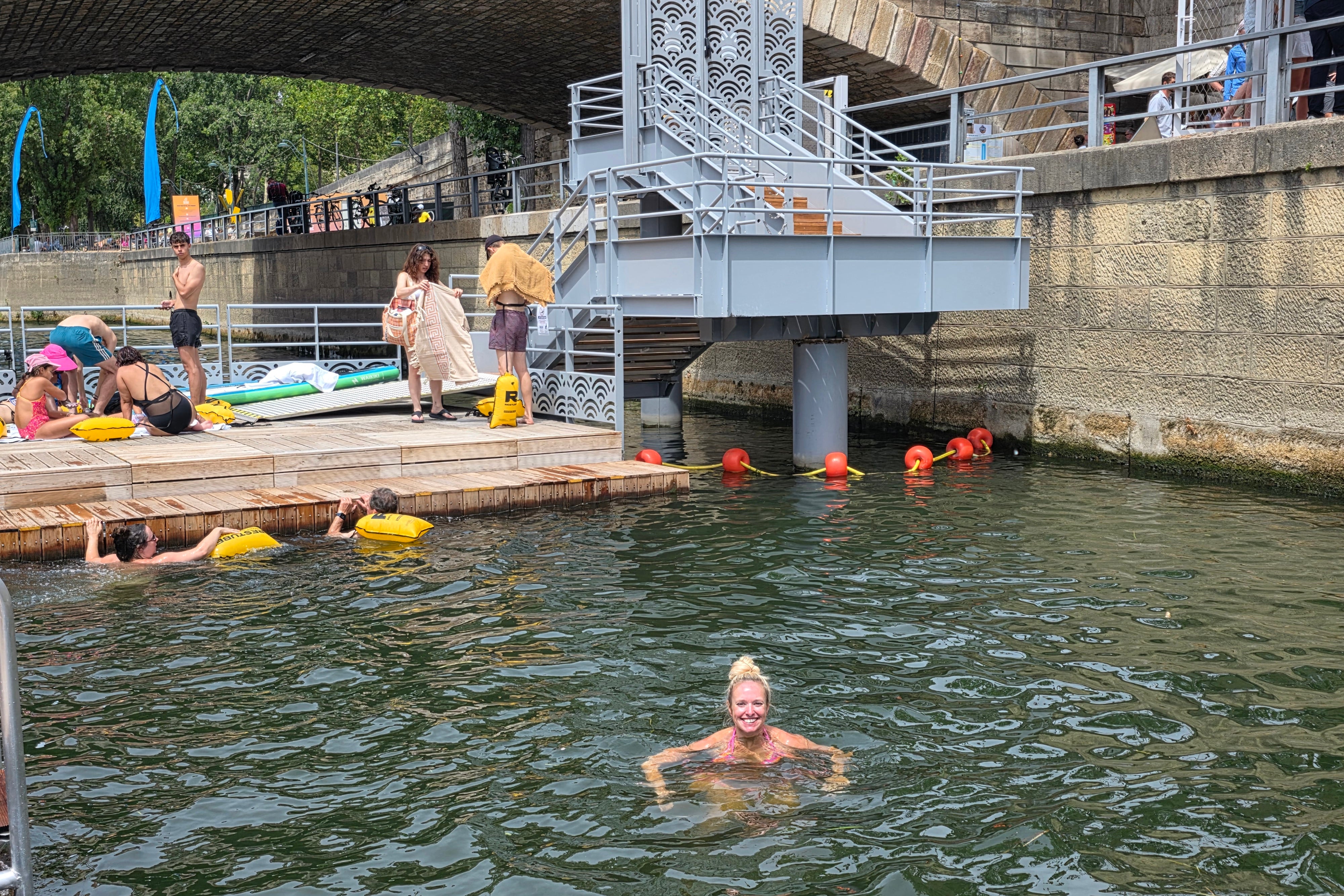 In the summer, there are five ‘wild’ swimming spots in central Paris (Anna Richards)