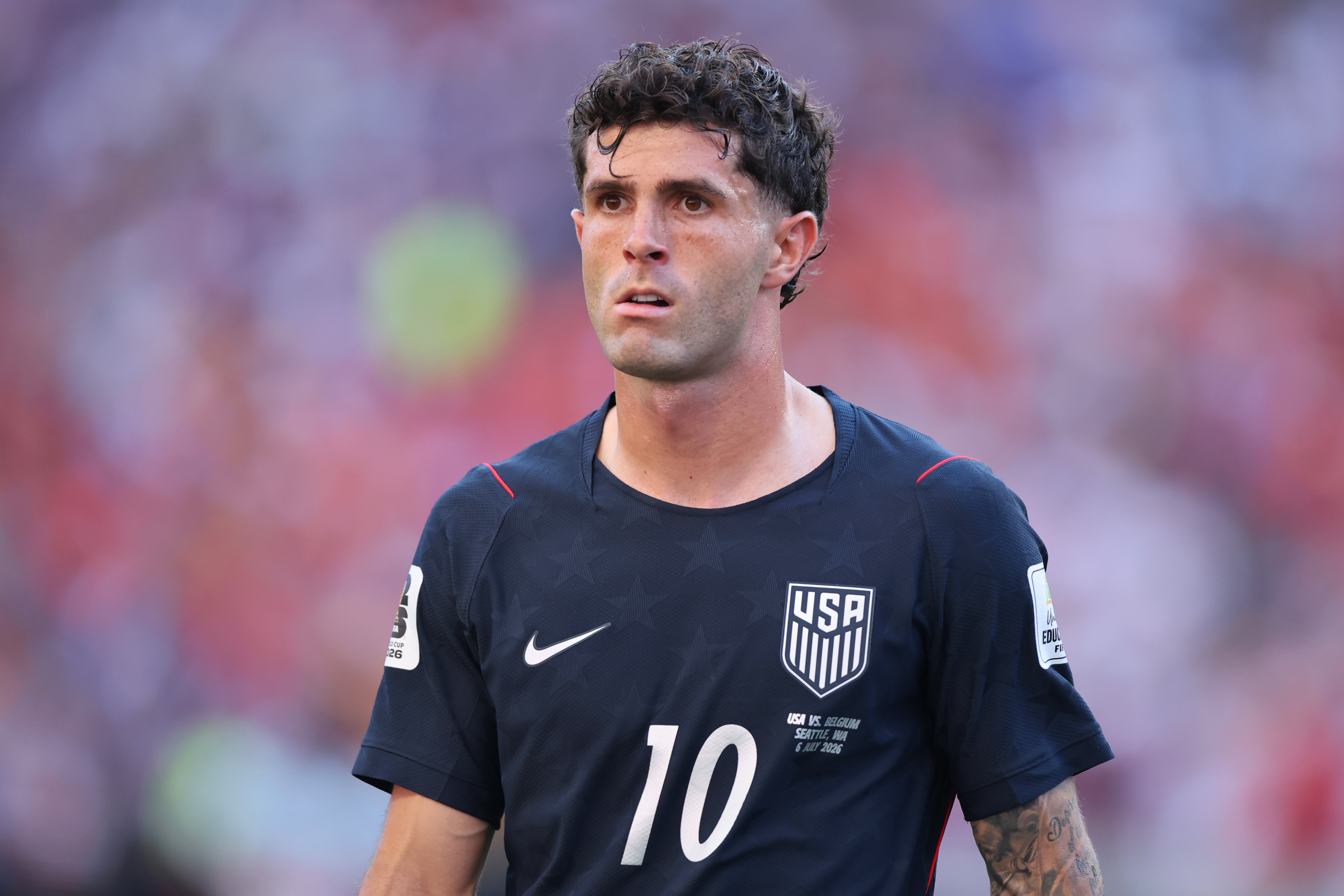 Christian Pulisic suffered fractured leg in USA&rsquo;s World Cup loss to Belgium