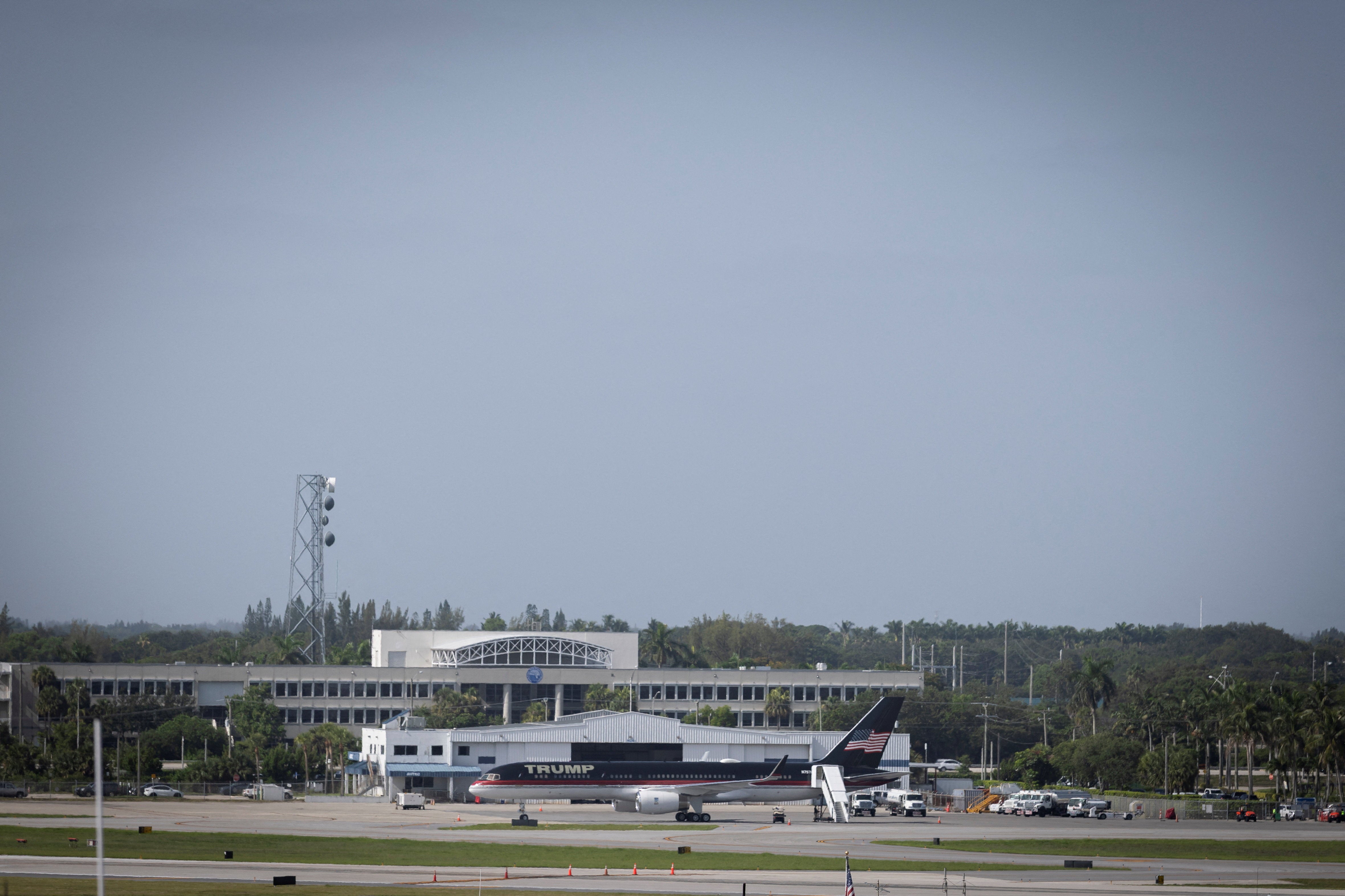 independent.co.uk - Ariana Baio - 'President Donald Trump Airport' is christened in Palm Beach
