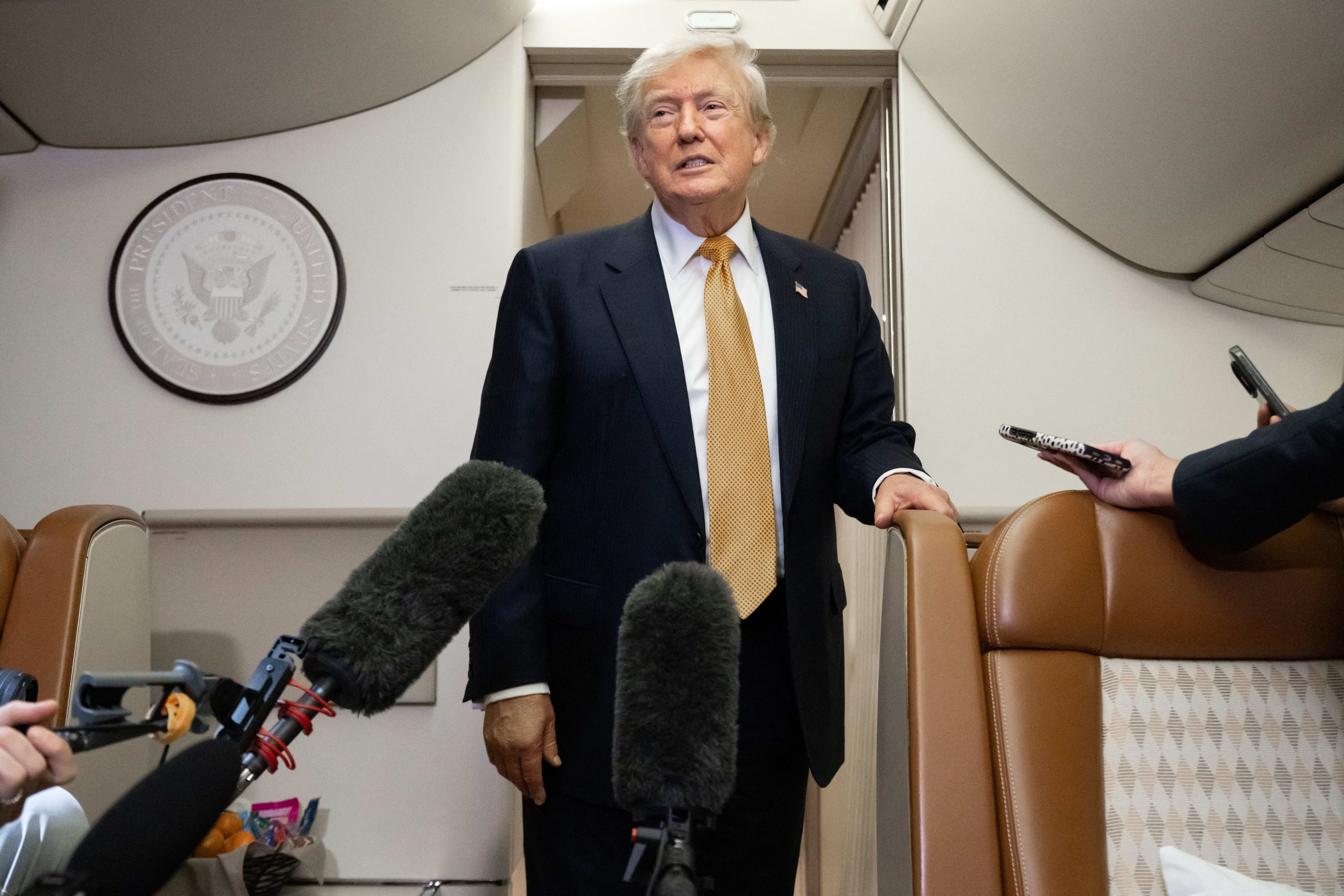 President Trump has renamed several buildings, including the US Institute of Peace and Kennedy Center, after himself