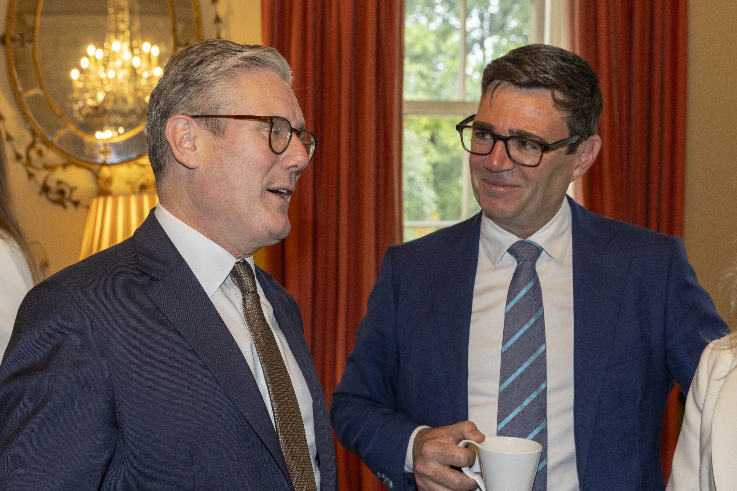 Then-leader of the opposition Sir Keir Starmer with Andy Burnham in 2022 (PA Archive)