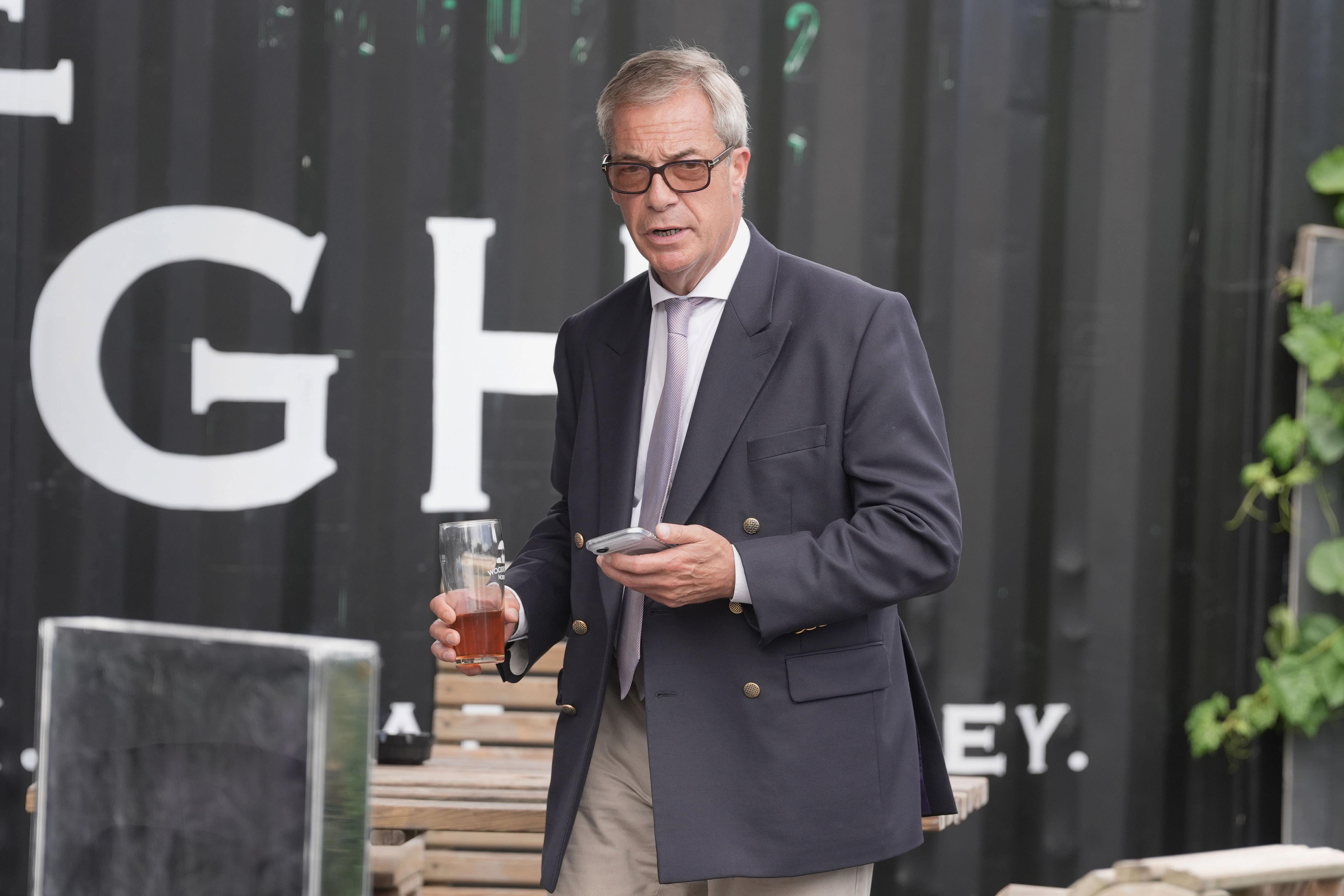 Nigel Farage has triggered a by-election in Clacton as he faces questions about his finances (Stefan Rousseau/PA) (PA Wire)