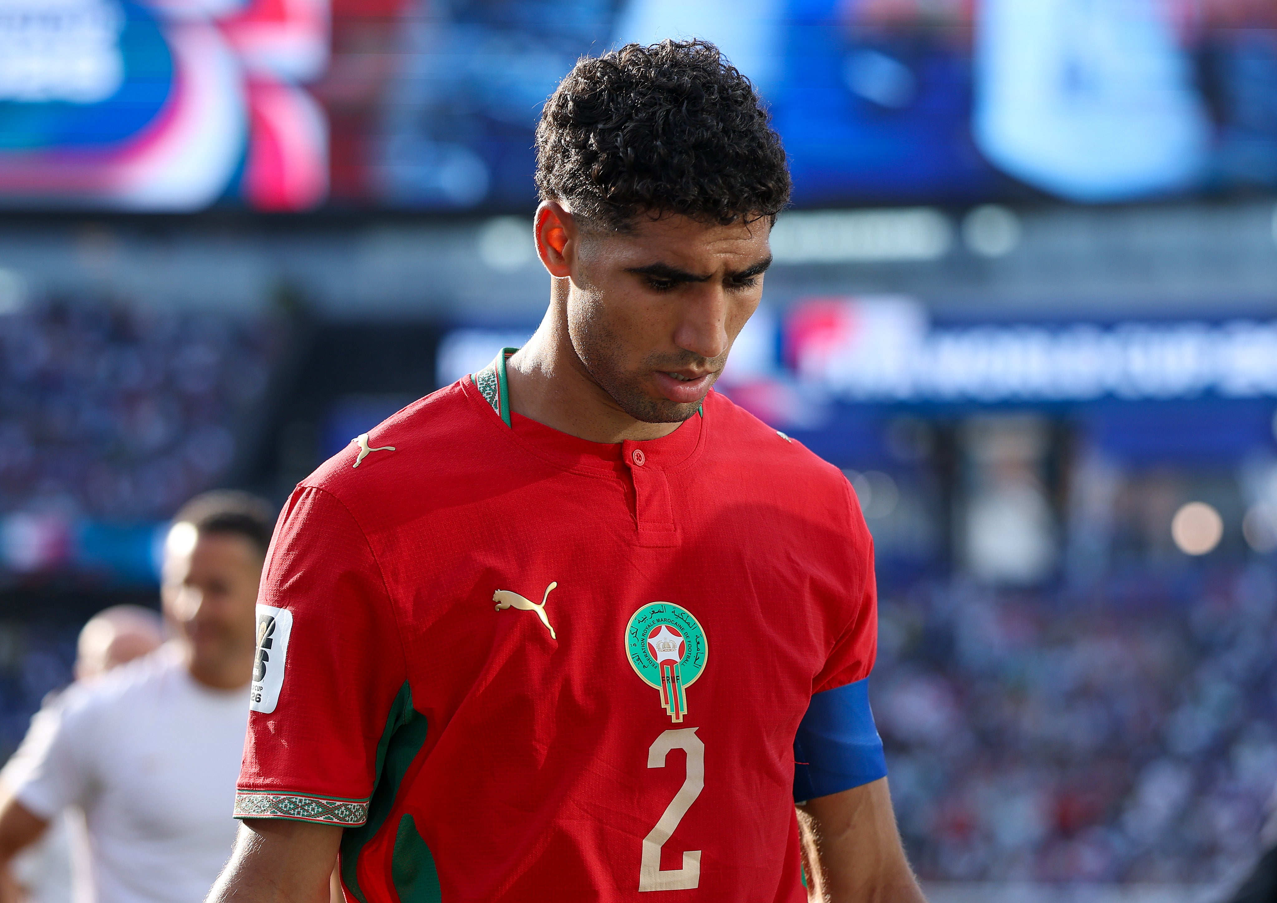 Morocco were left dejected but offered little throughout the match