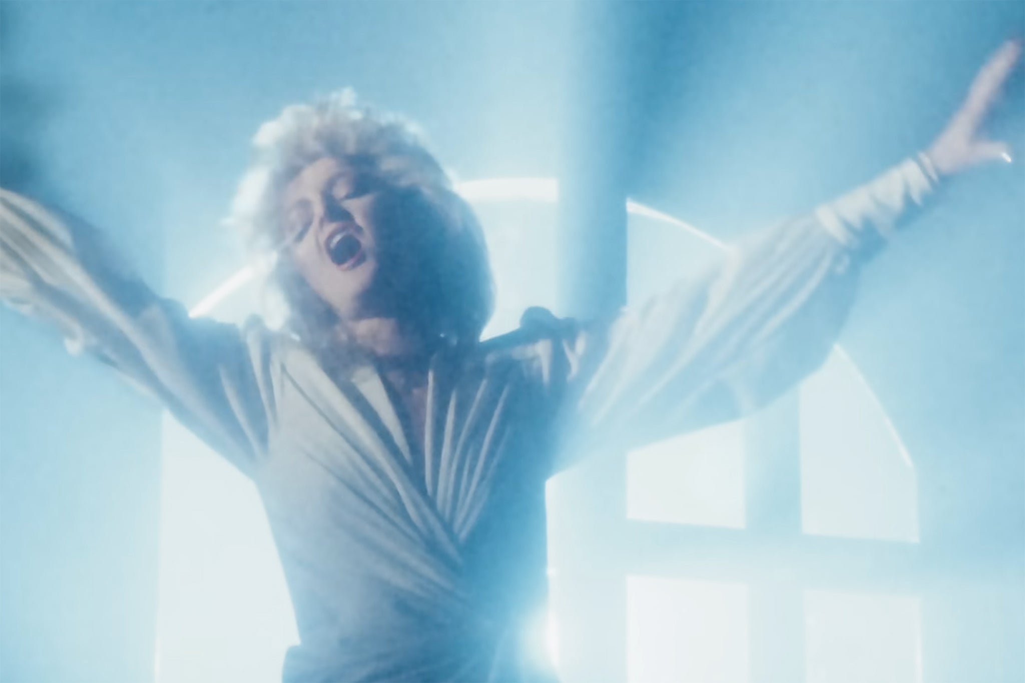 Bonnie Tyler in the ‘Total Eclipse of the Heart’ music video (YouTube)