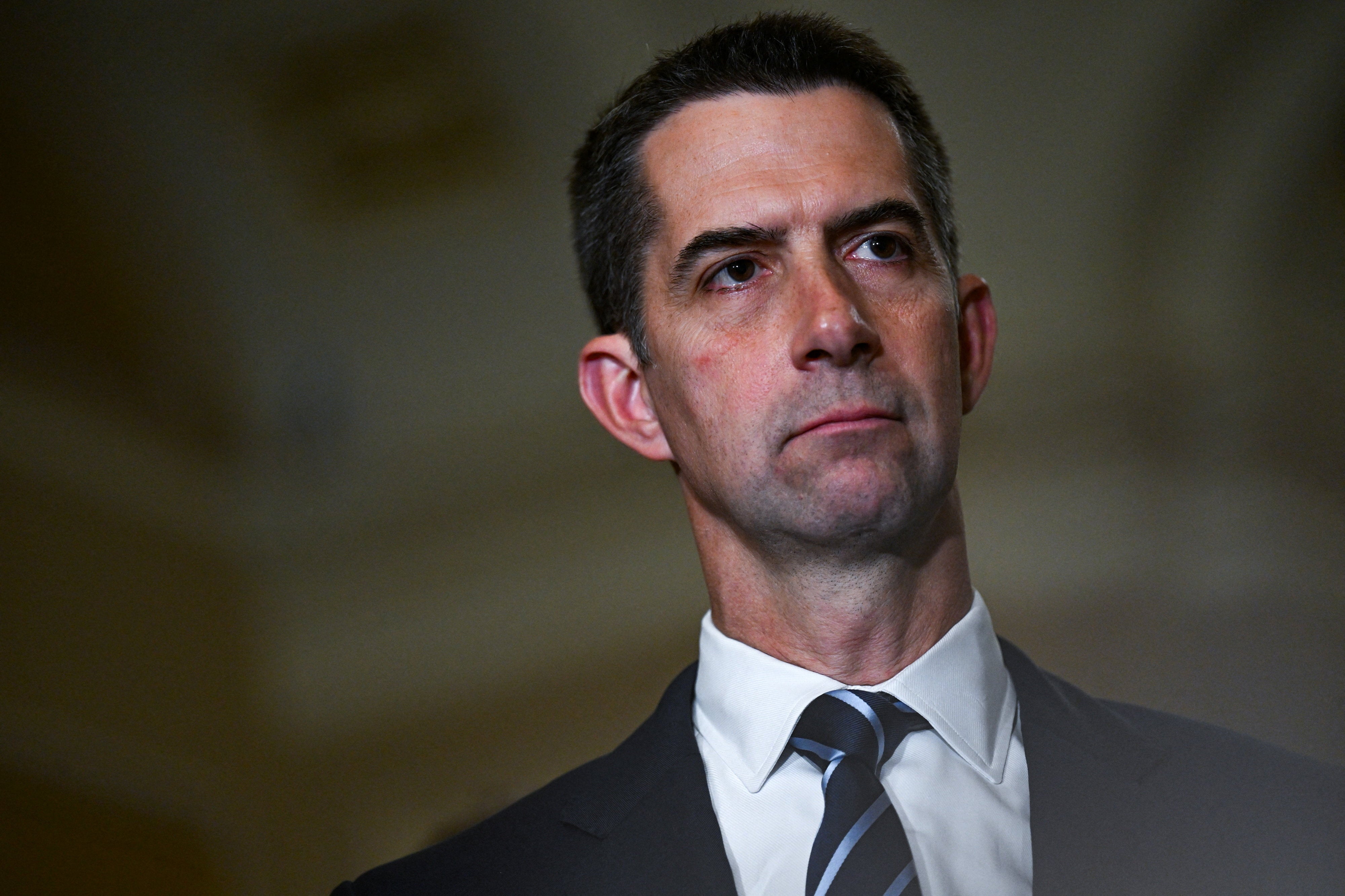 Sen. Tom Cotton has said it would result in absurdly late winter sunrises and force children to go to school in darkness in much ​of the country