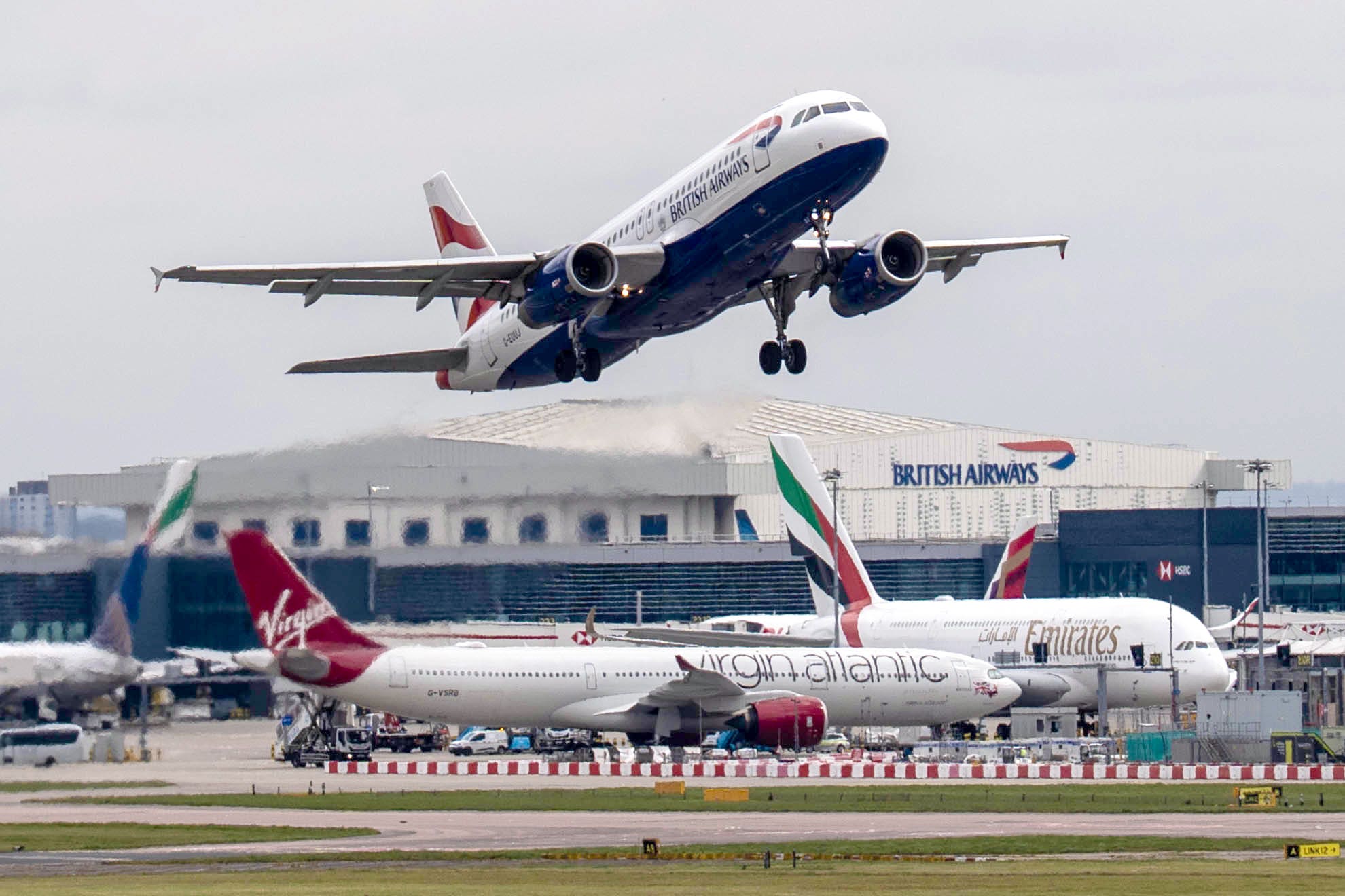 Heathrow is on the verge of losing its position as Europe’s busiest airport to Istanbul, new figures show (Stefan Rousseau/PA)