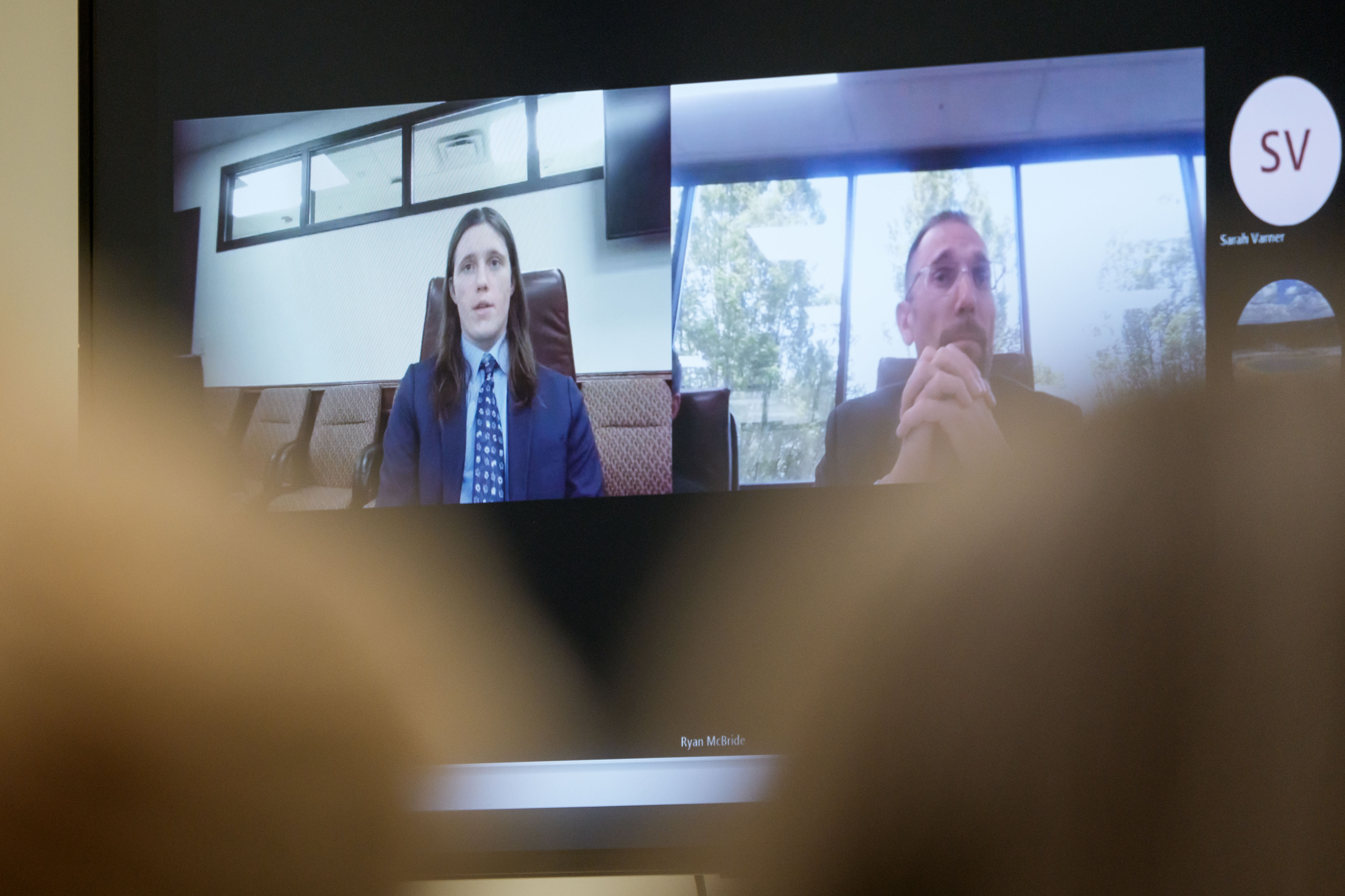 A video interview with Lance Twiggs, Tyler Robinson's roommate and reported romantic partner, is shown during a preliminary hearing for Tyler Robinson