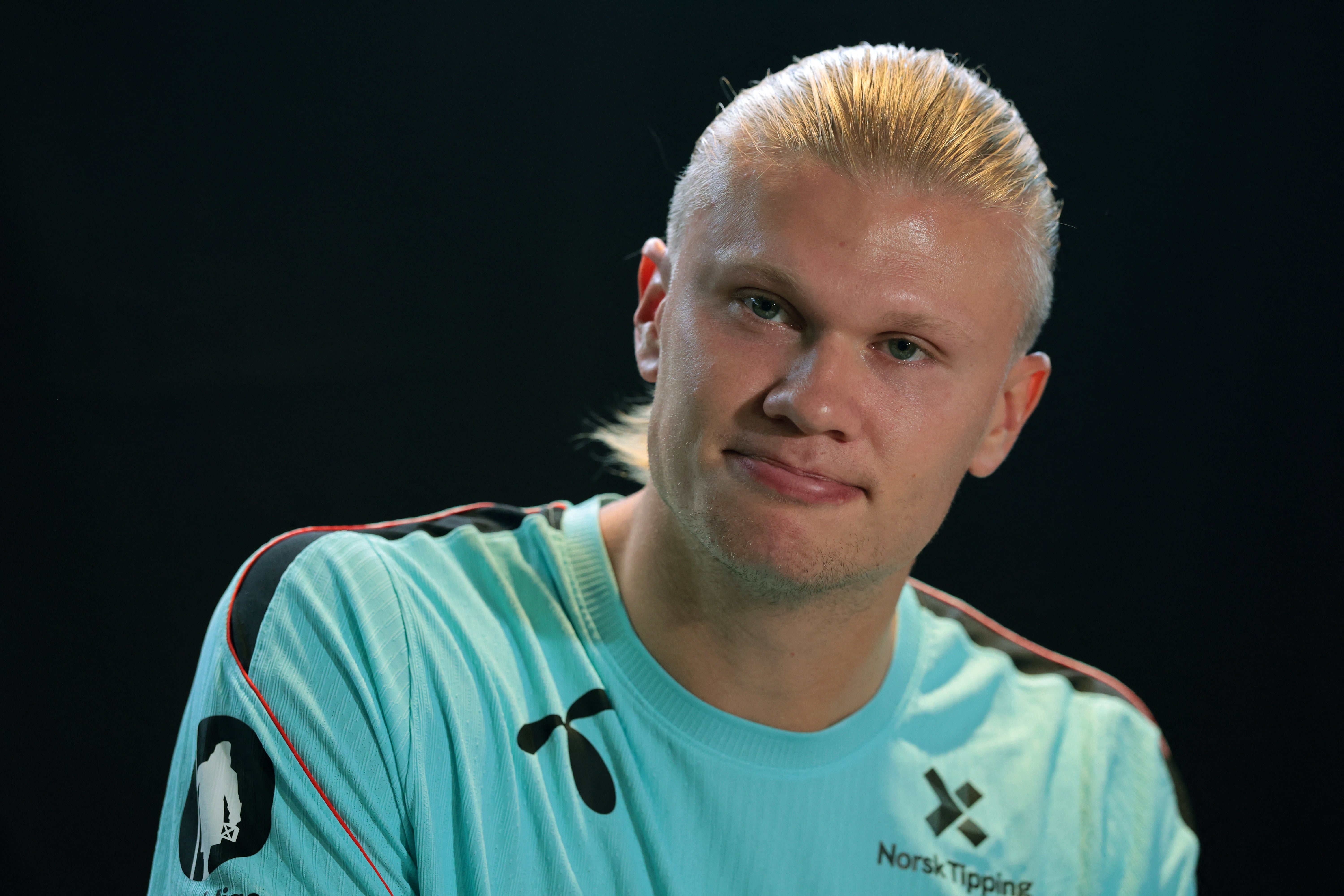 Erling Haaland does not appear to have an inflated ego