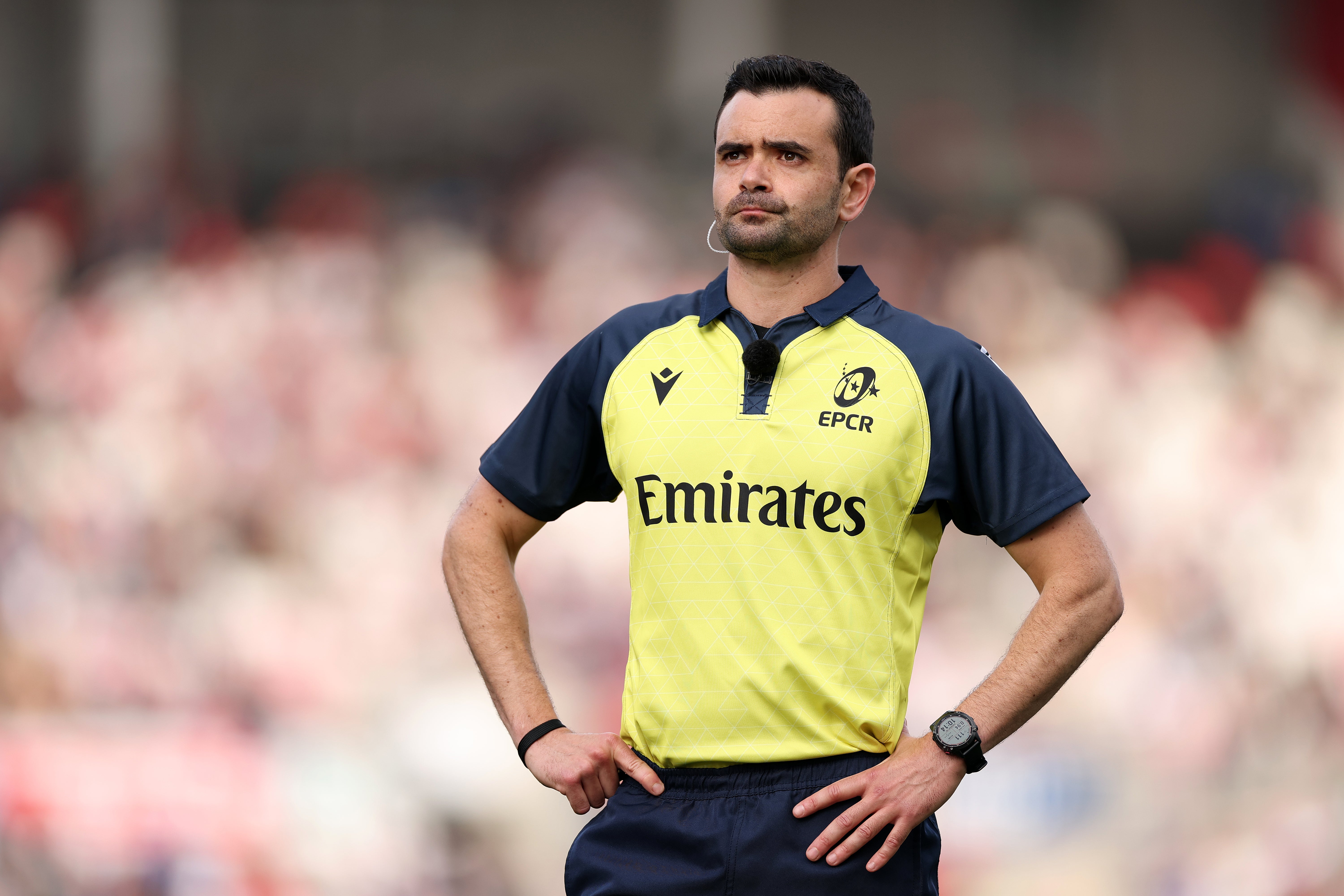 France's Pierre Brousset is in charge