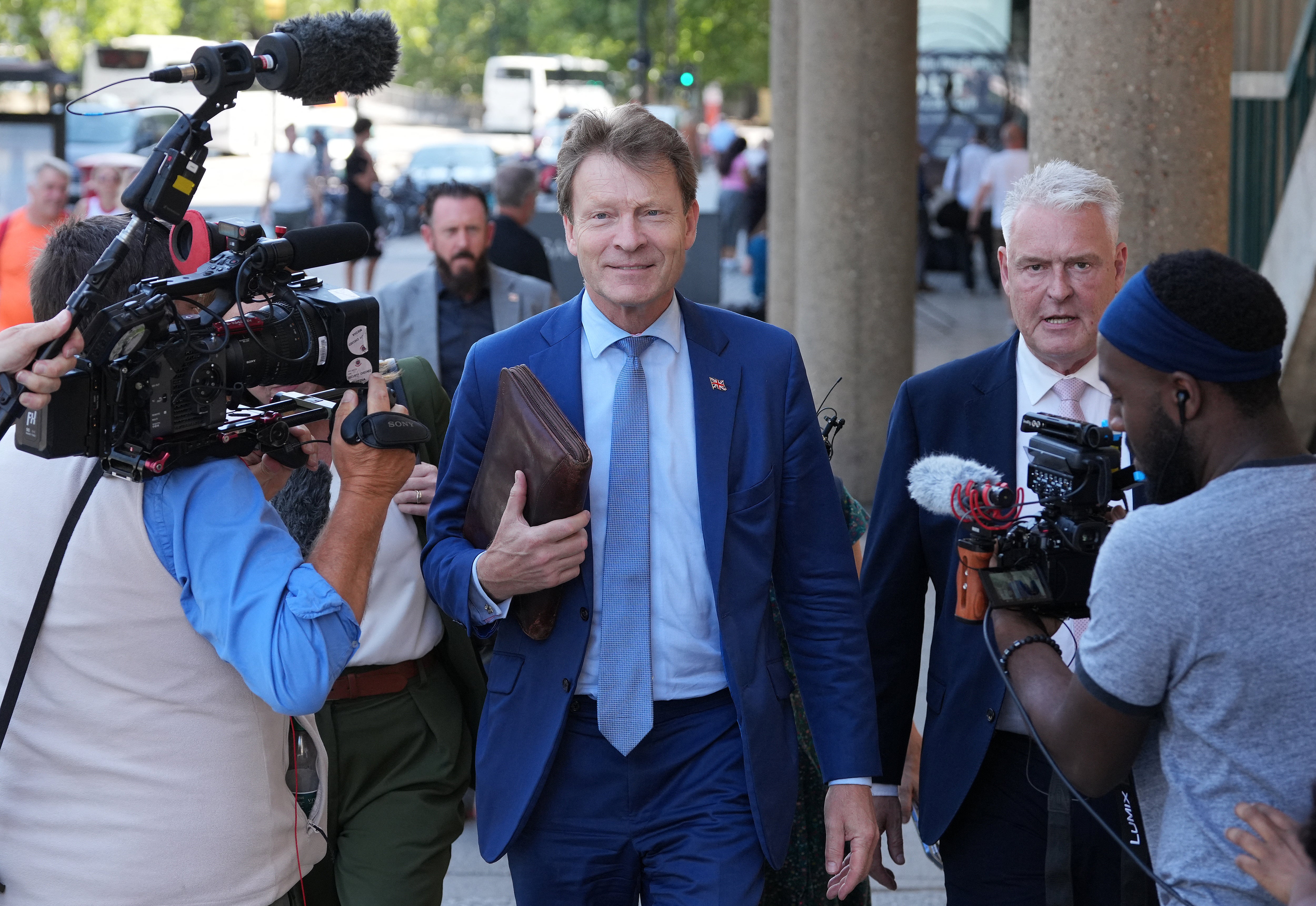 Richard Tice has defended the donation from George Cottrell's mother