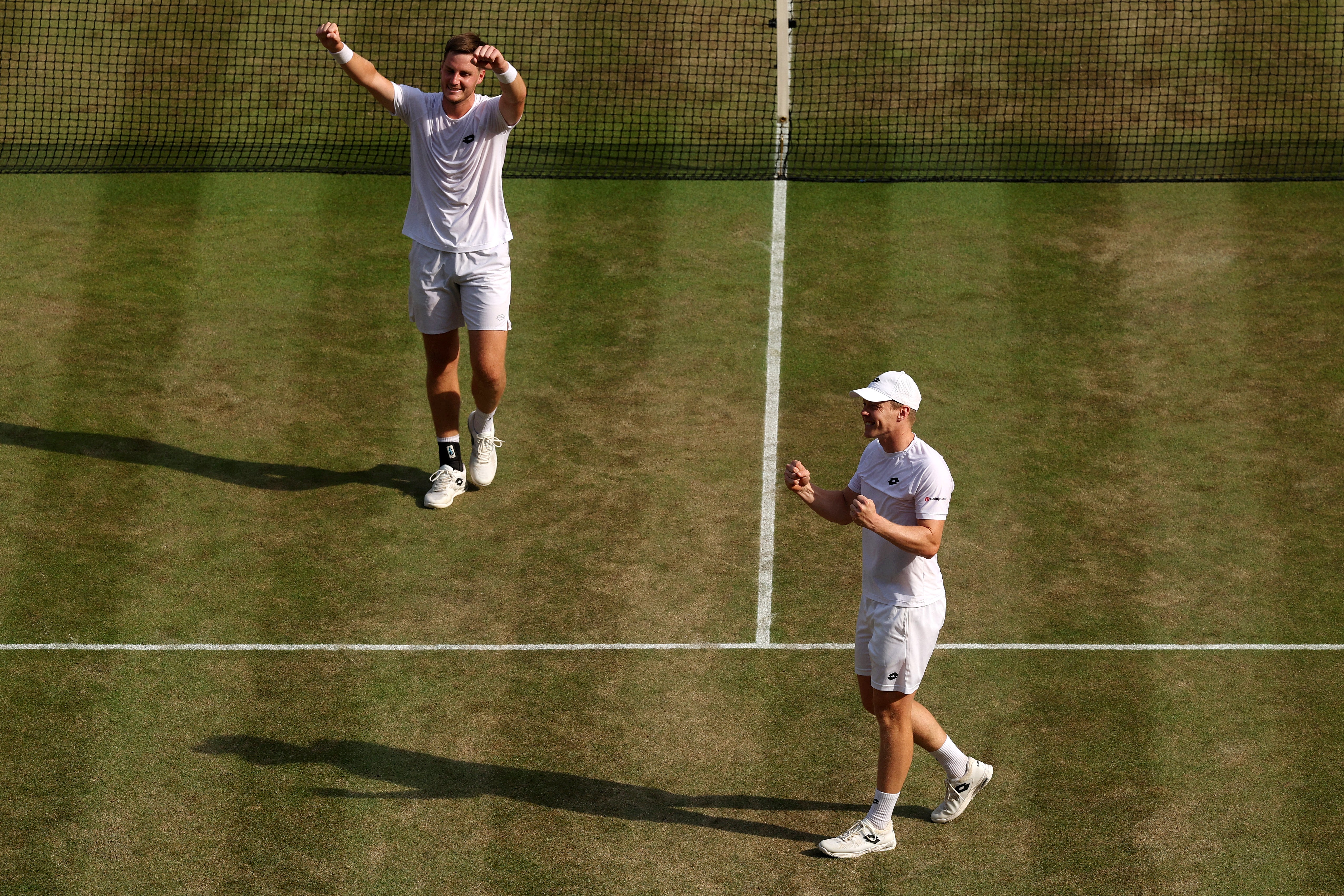 Patten and Heliovaara are into the Wimbledon doubles final (Getty)
