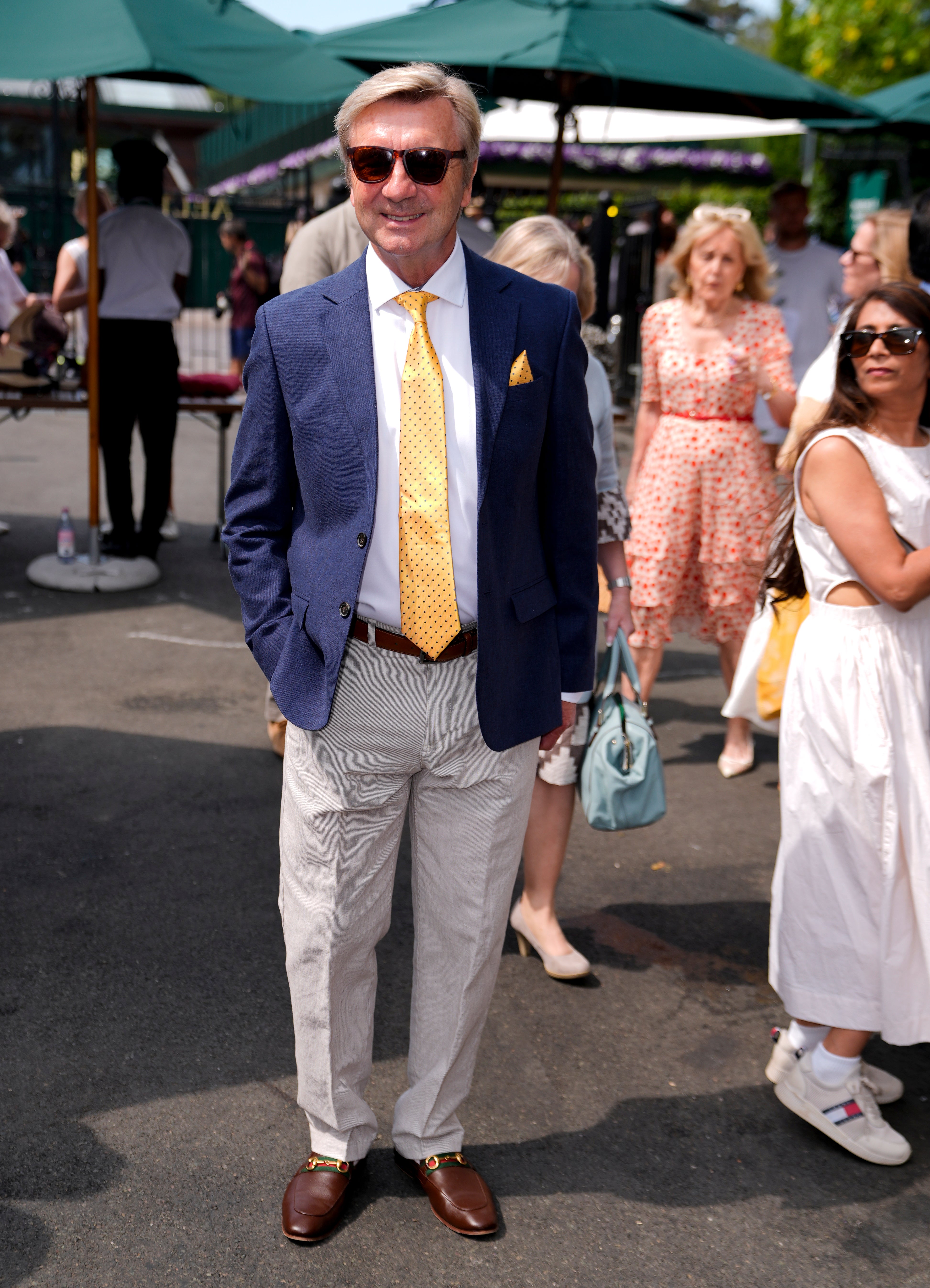 Sir Christopher Dean en Wimbledon