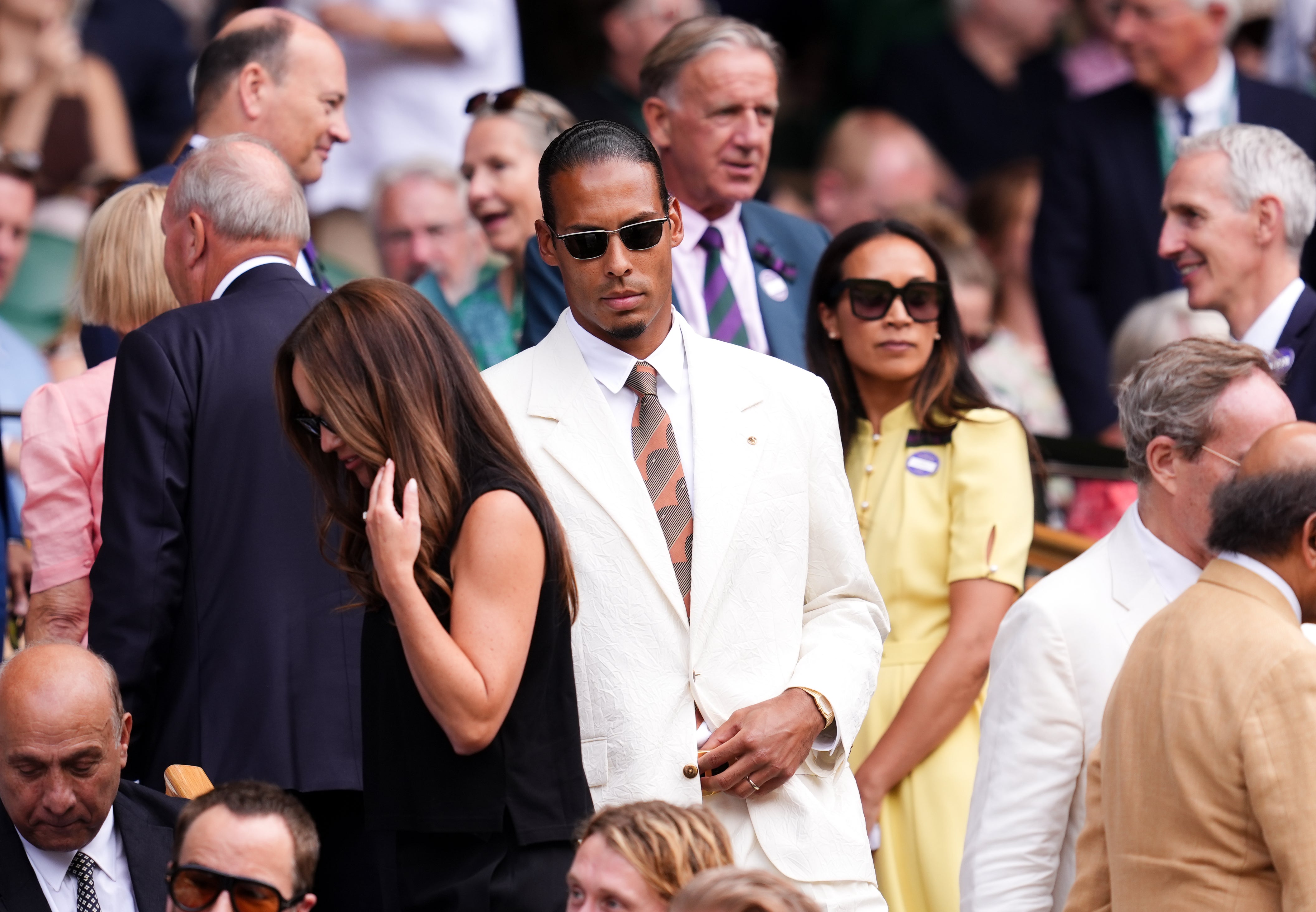 Virgil Van Dijk en Wimbledon 2026