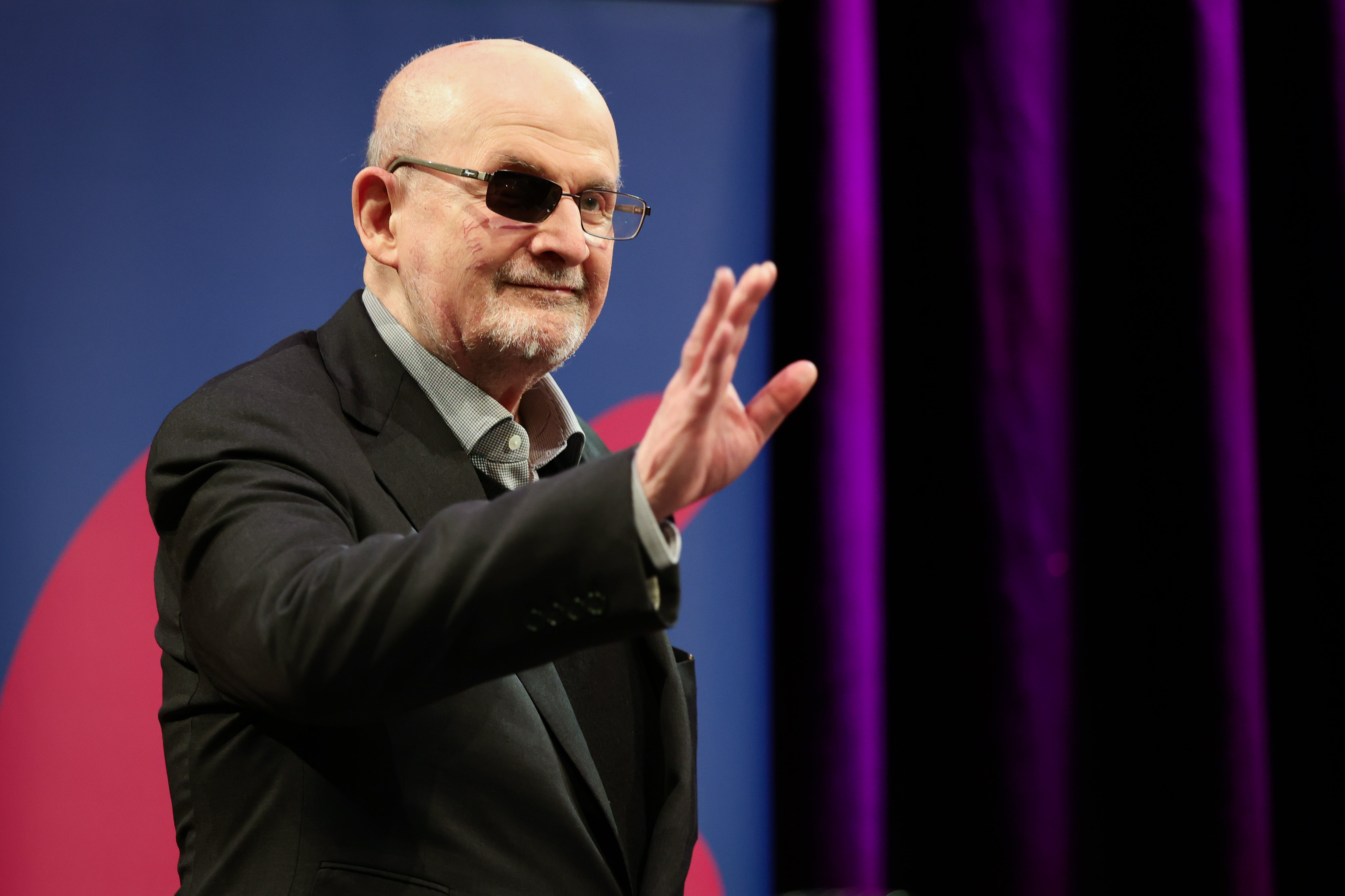 The Independent’s Geordie Greig paid tribute to Rushdie (Getty)