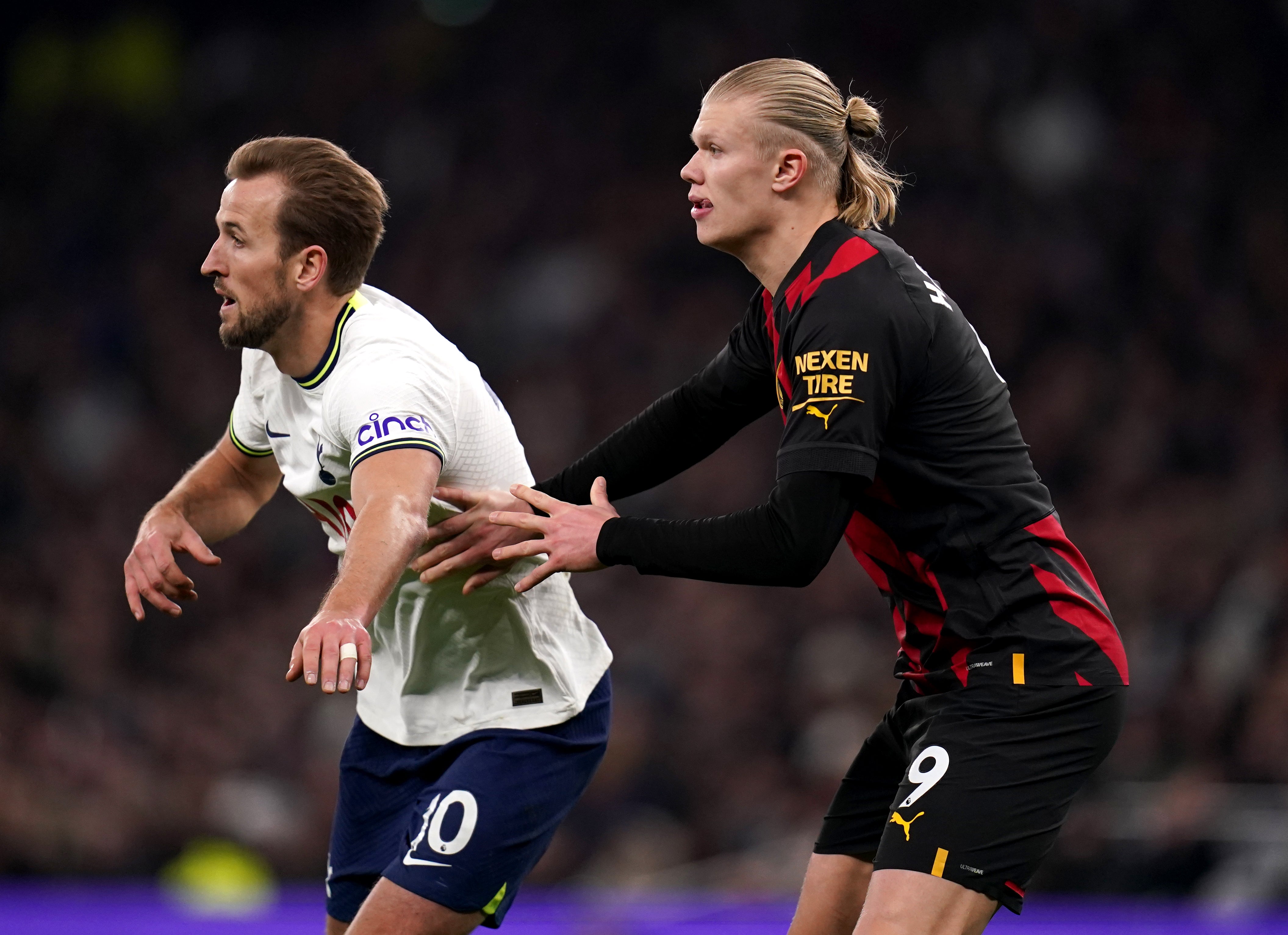 Harry Kane (left) and Erling Haaland are the main attacking threats for England and Norway (John Walton/PA) (PA Archive)