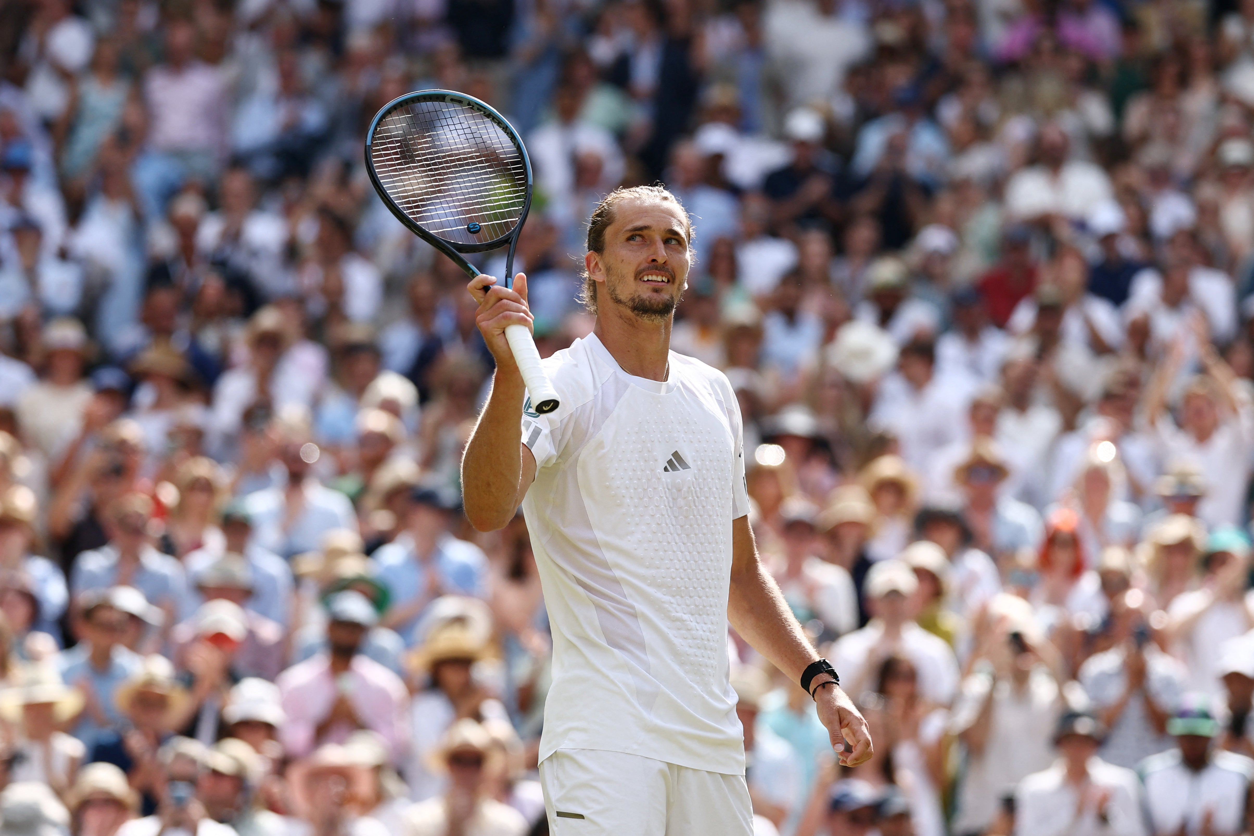 Zverev is into the Wimbledon final for the first time