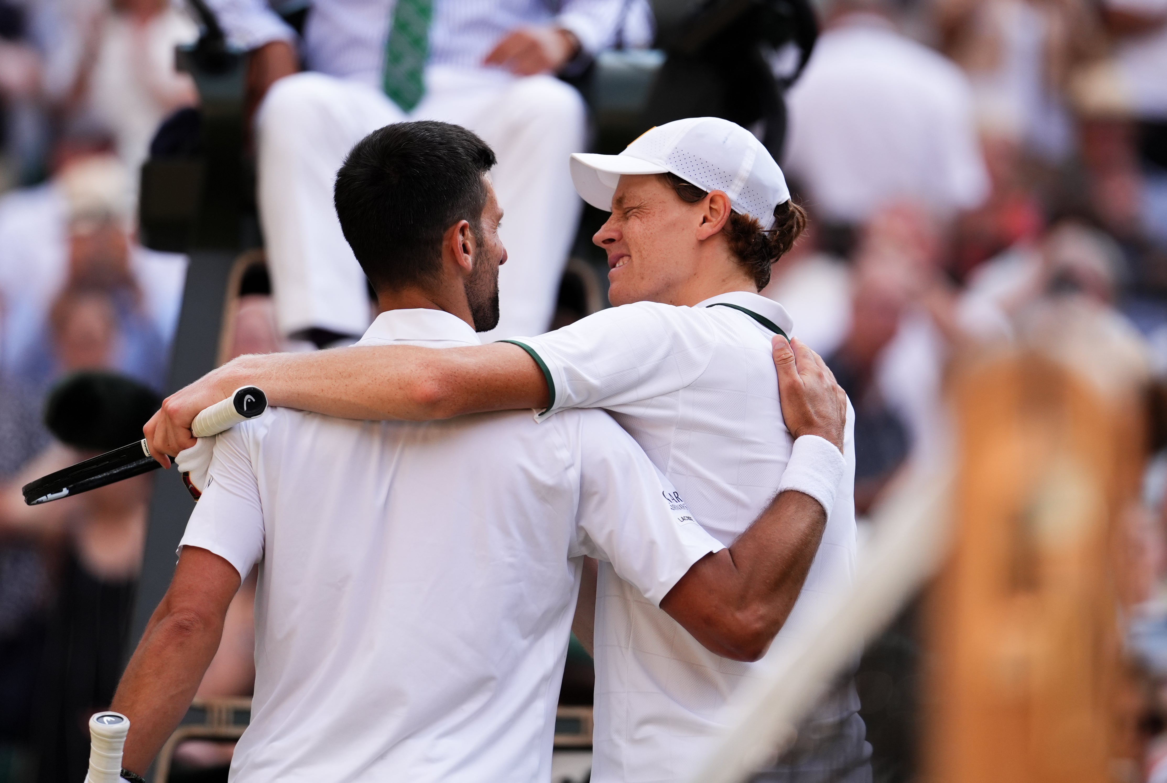 Sinner produced a serving masterclass to beat Djokovic in straight sets