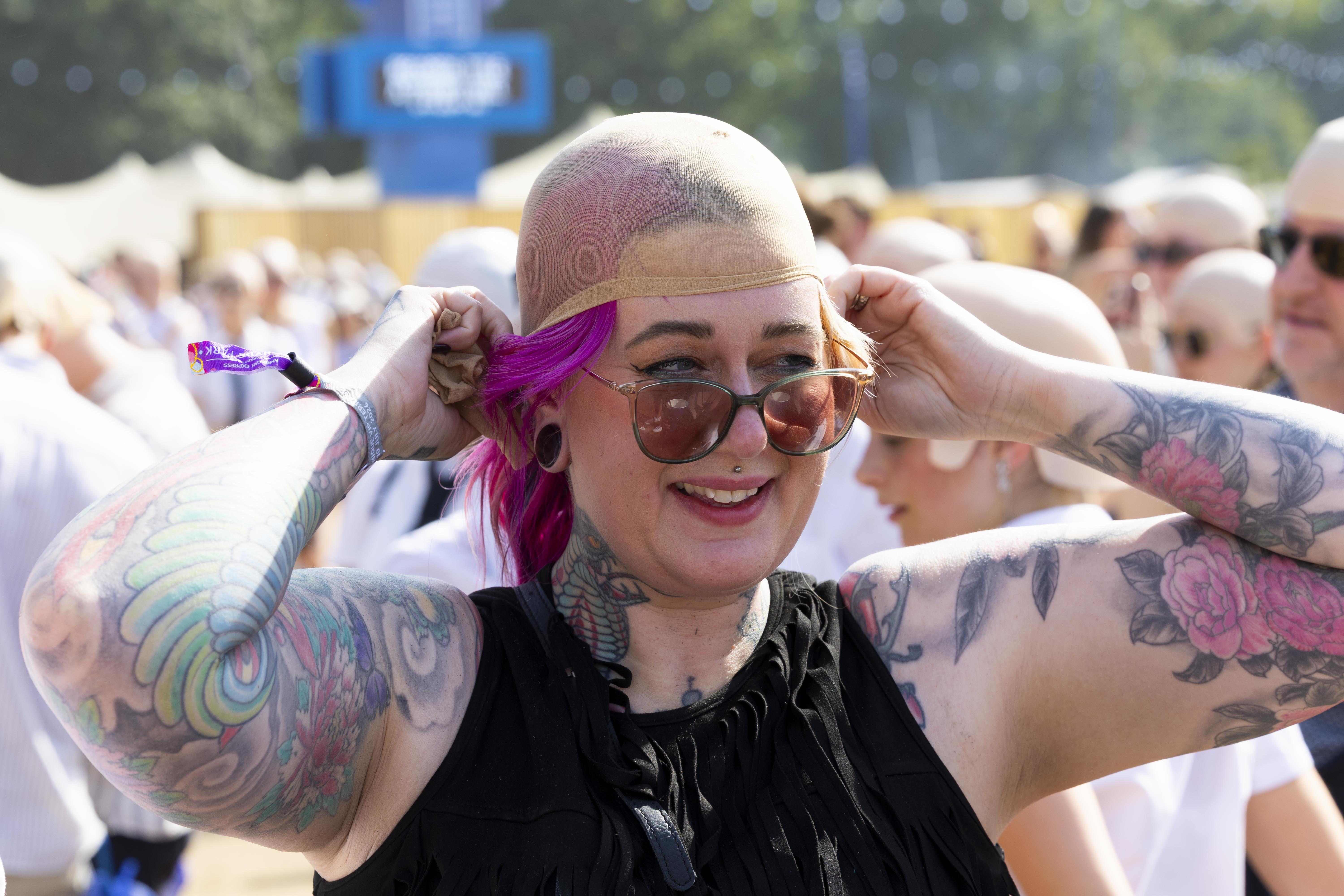 Fans were more than happy to get involved in the record attempt (PA Wire)