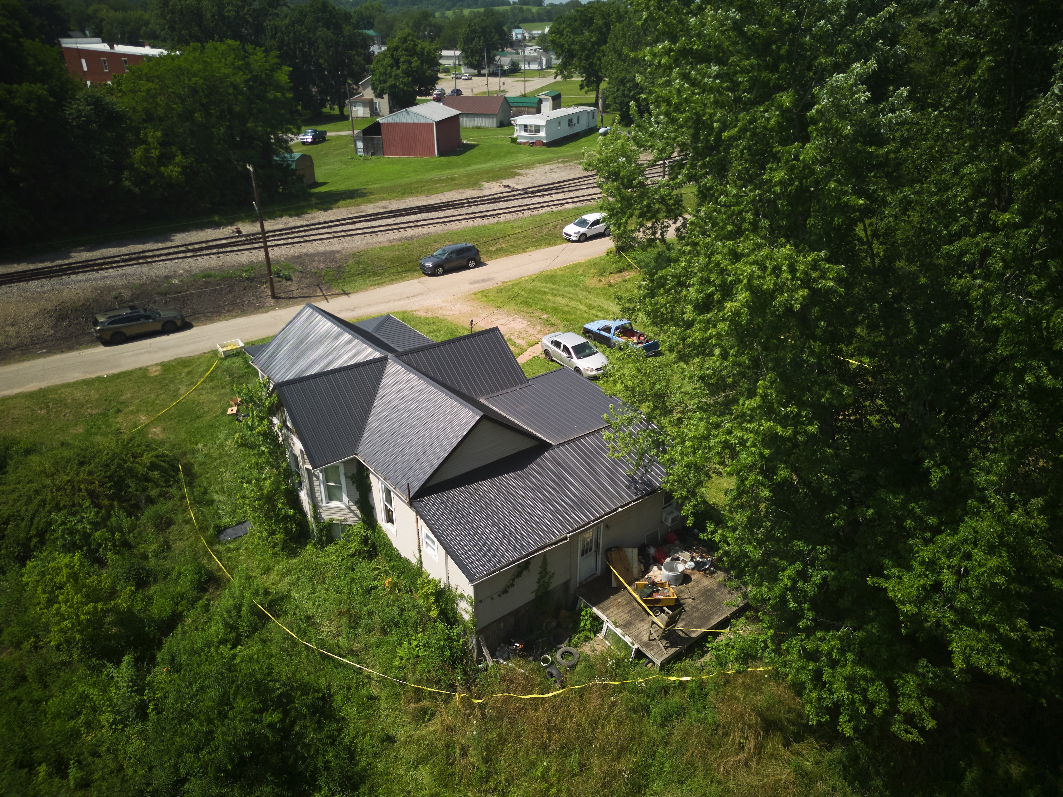 Sixteen children were rescued from a home in rural Hamden, Ohio, after police found them living in squalor