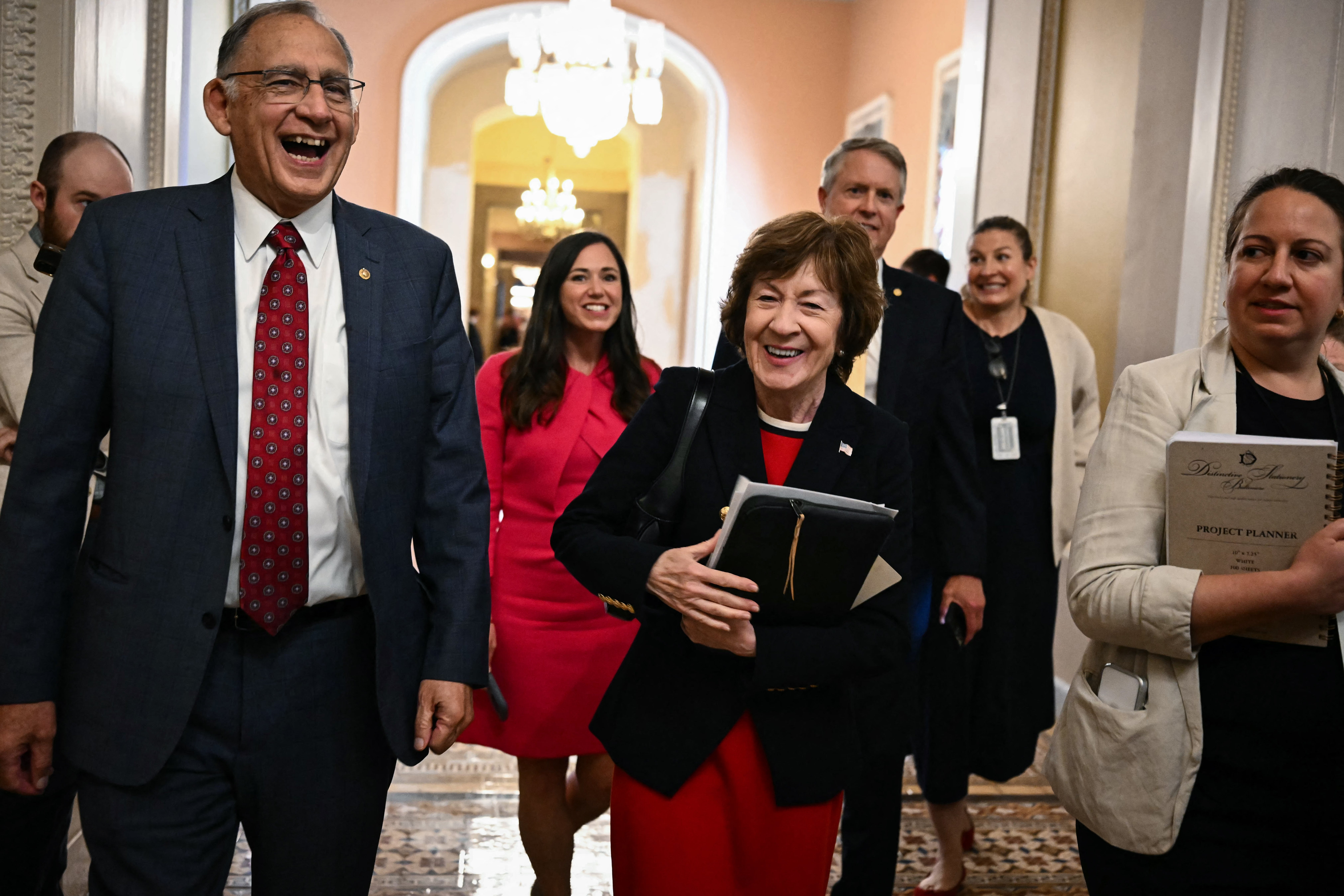 Sen. Susan Collins (R-Maine) has proven to be a formidable opponent in the past. But Democrats think this might be the time to defeat her. (AFP/Getty)