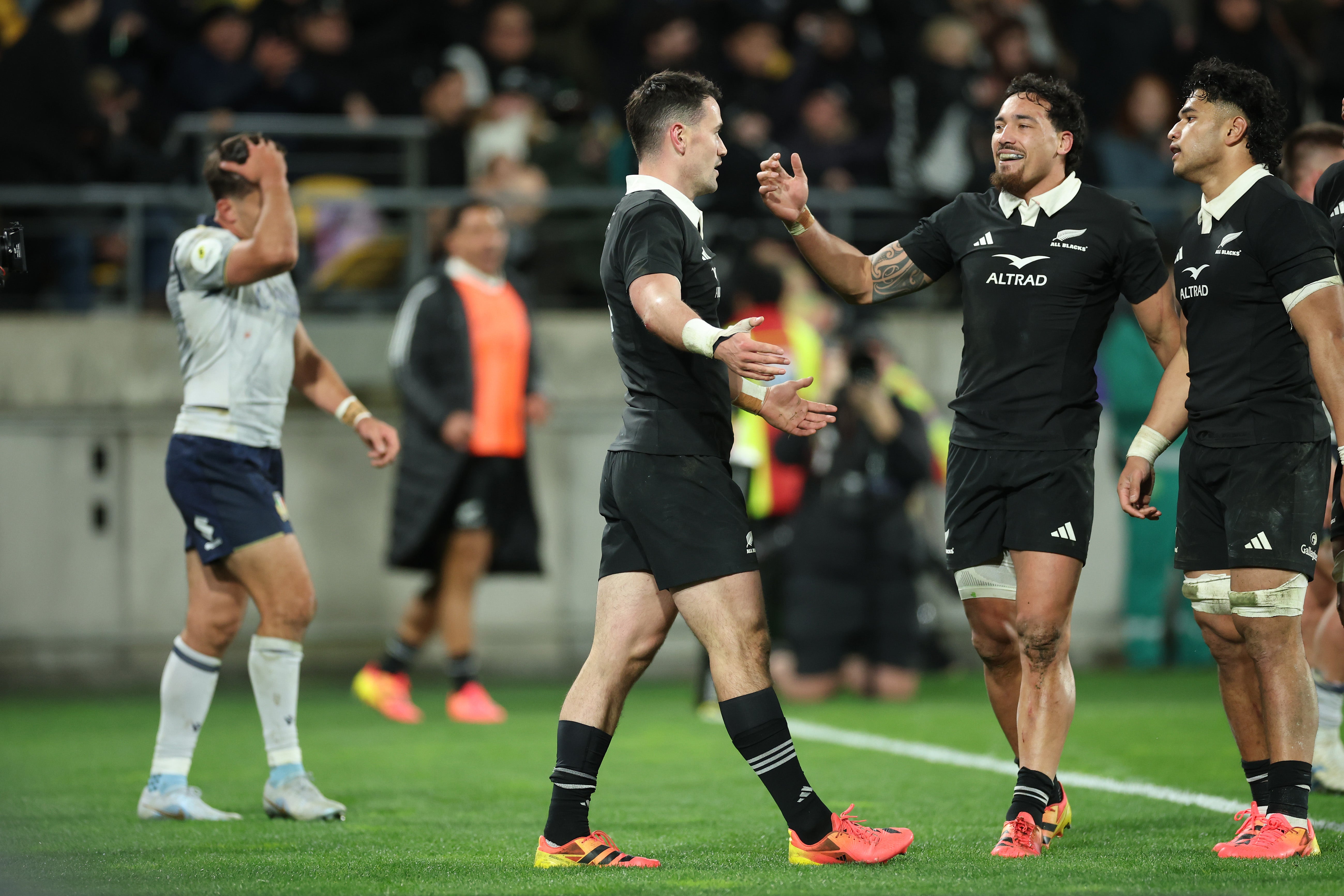 Will Jordan's hat-trick helped New Zealand thrash Italy
