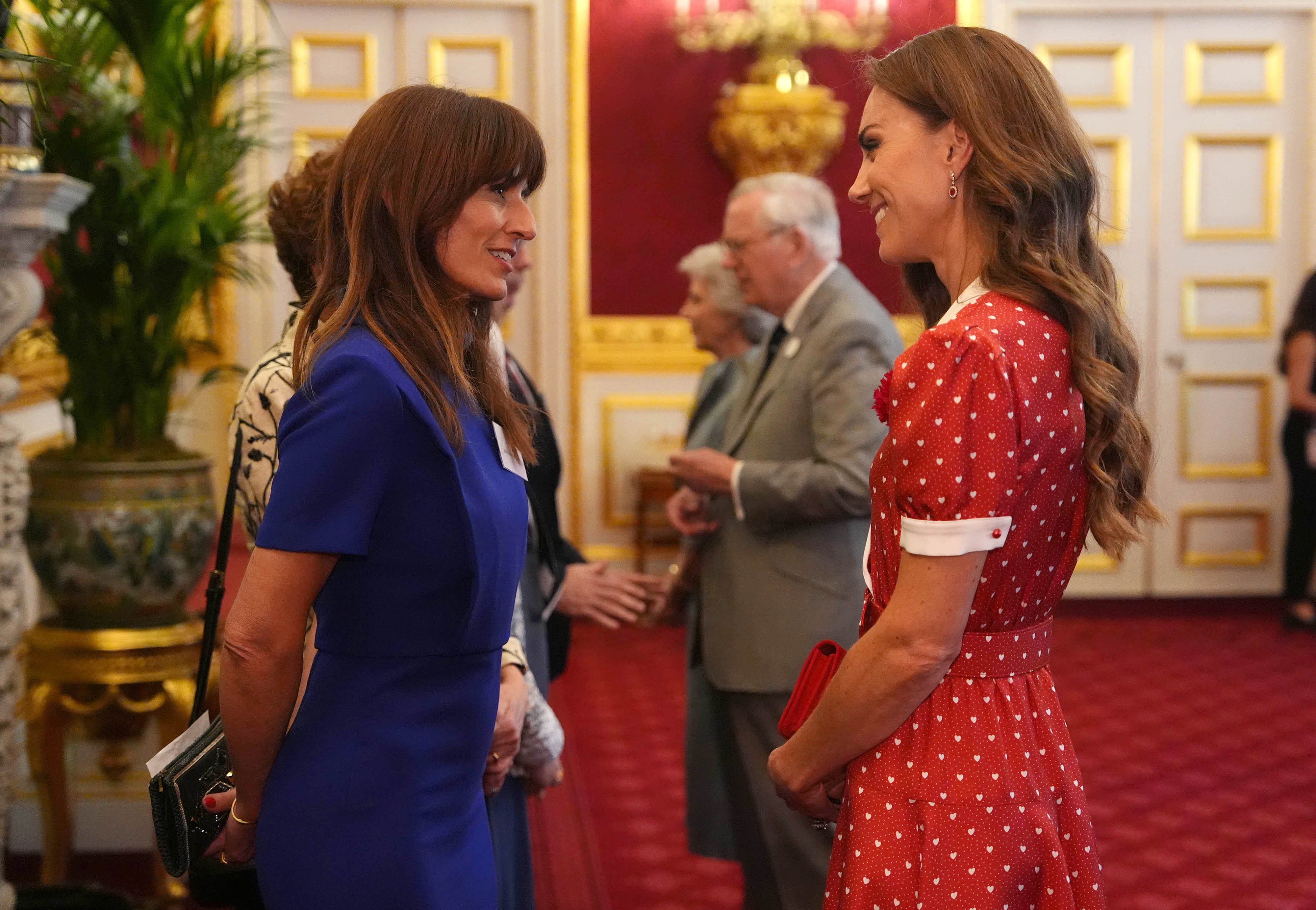 Presenter Davina McCall is expected to be reunited with the Princess of Wales in the royal box after the pair had a touching conversation about cancer earlier this month