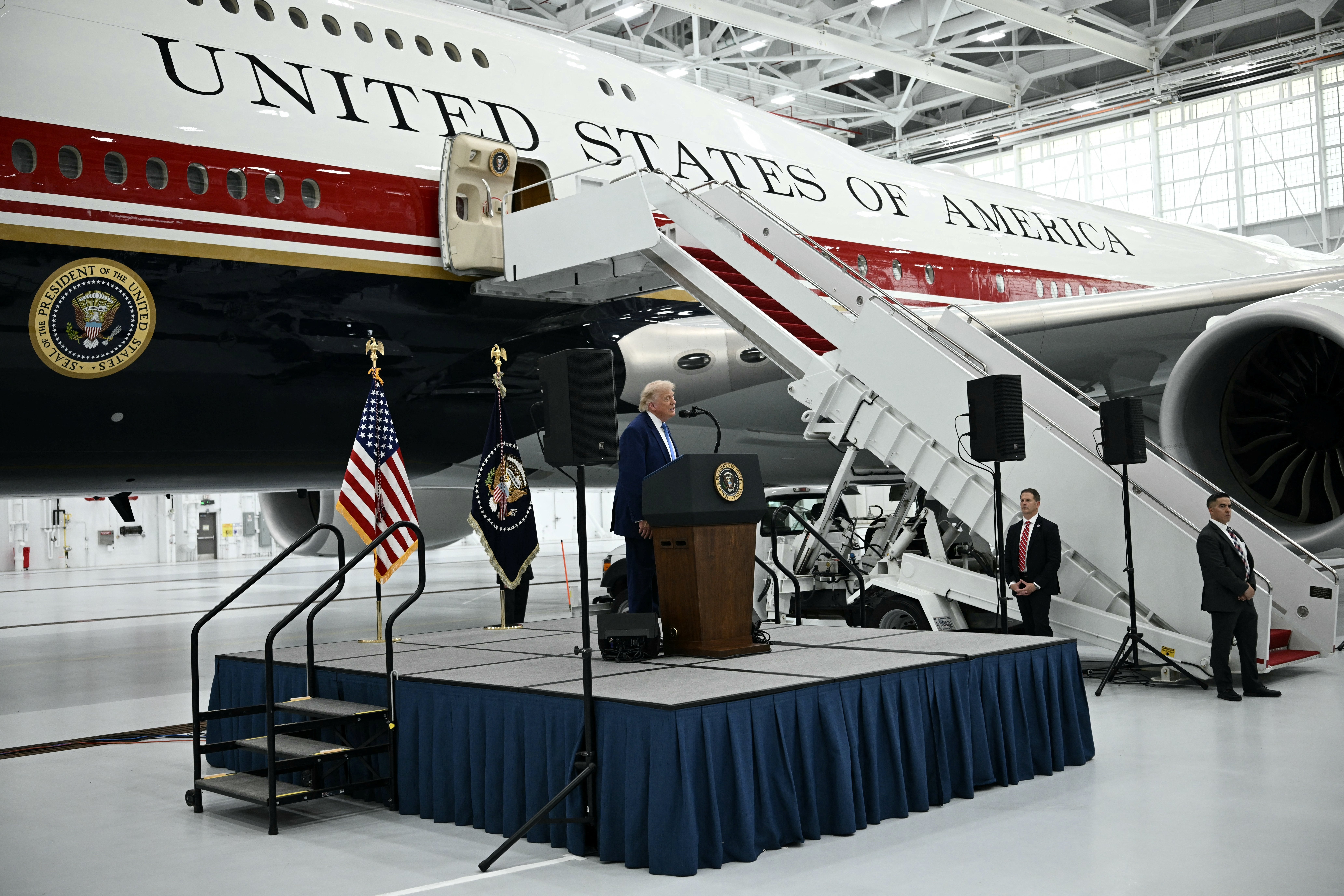 'There will never be one like this,’ Trump said at the unveiling of his new Air Force One last month. ‘This is very unique. This is considered the world's most luxurious plane'