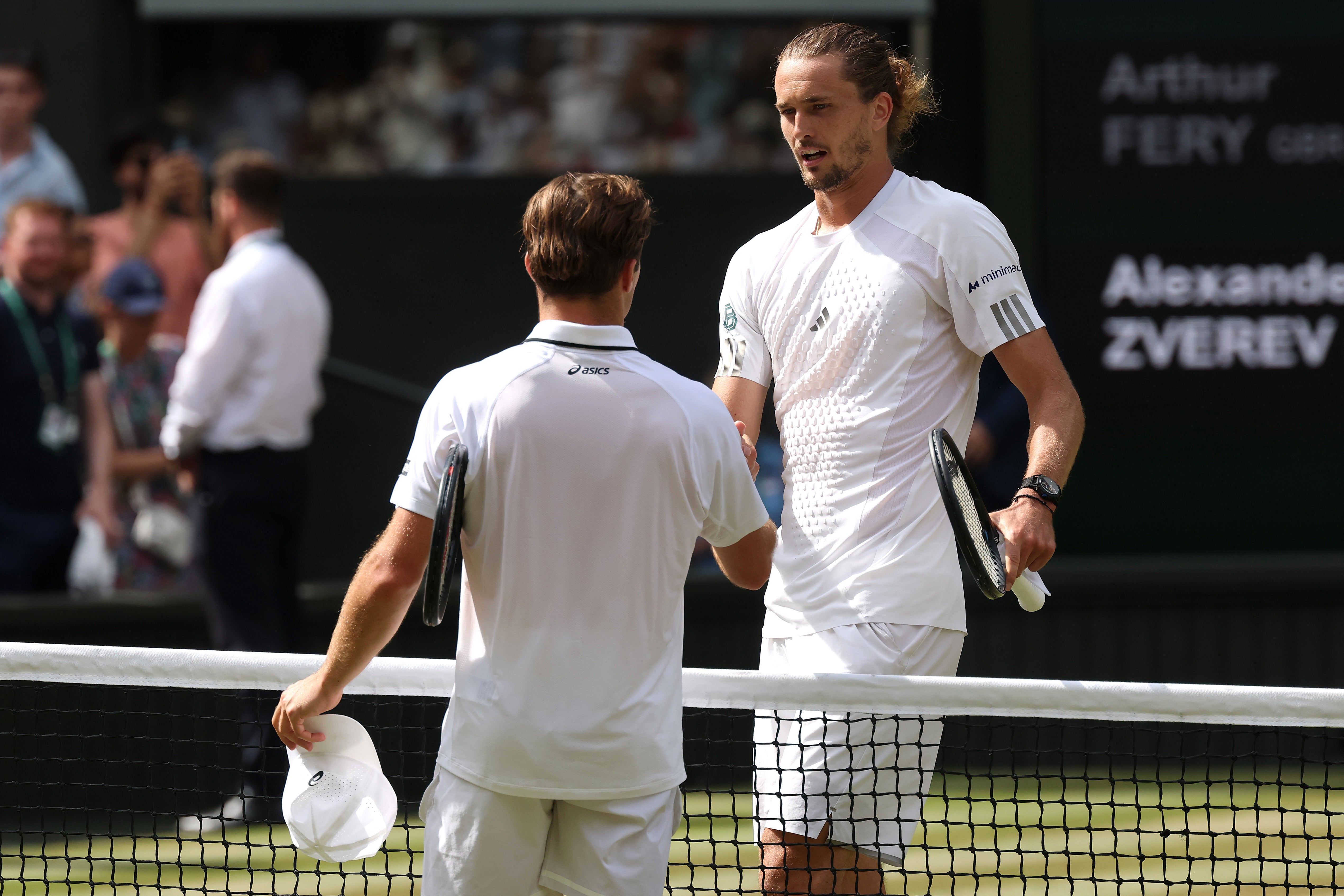 Zverev lost in the first round of last year’s Wimbledon but he has now reached the finals of all four grand slams (Getty)