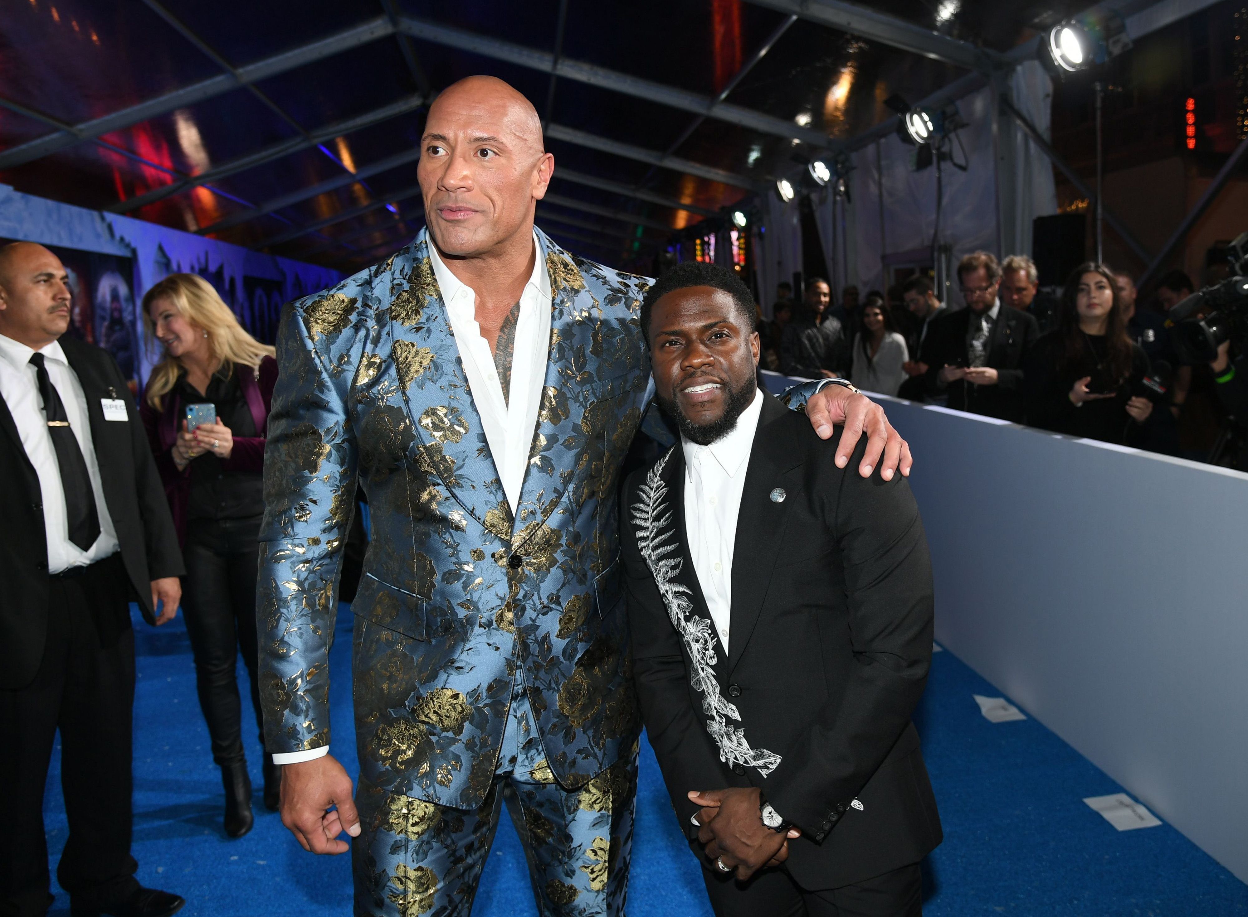 The Rock has said he wants to make his Broadway debut in an adaptation of Neil Simon’s play ‘The Odd Couple’, alongside Hart (Getty)