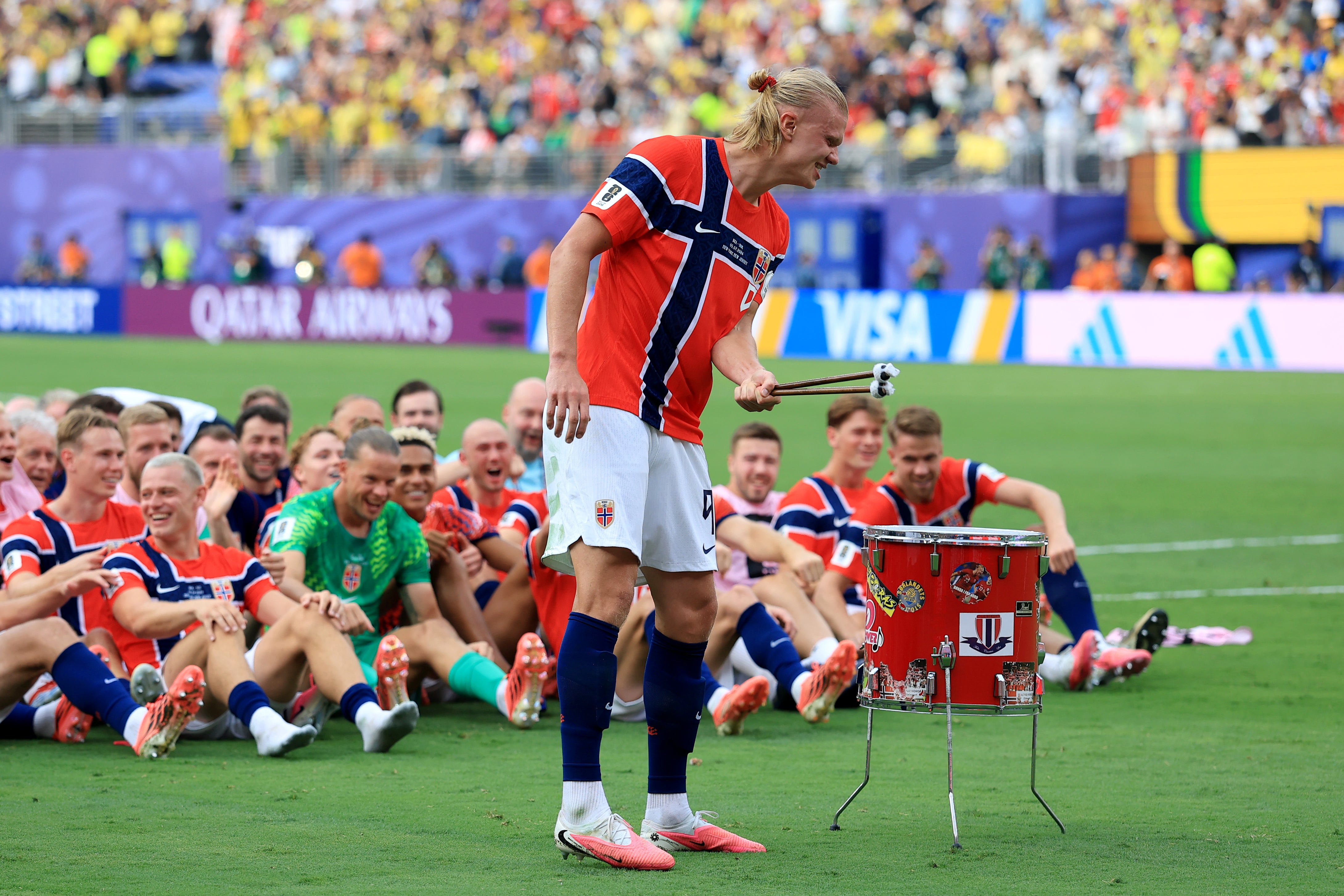 Erling Haaland ripped open defences on his World Cup debut