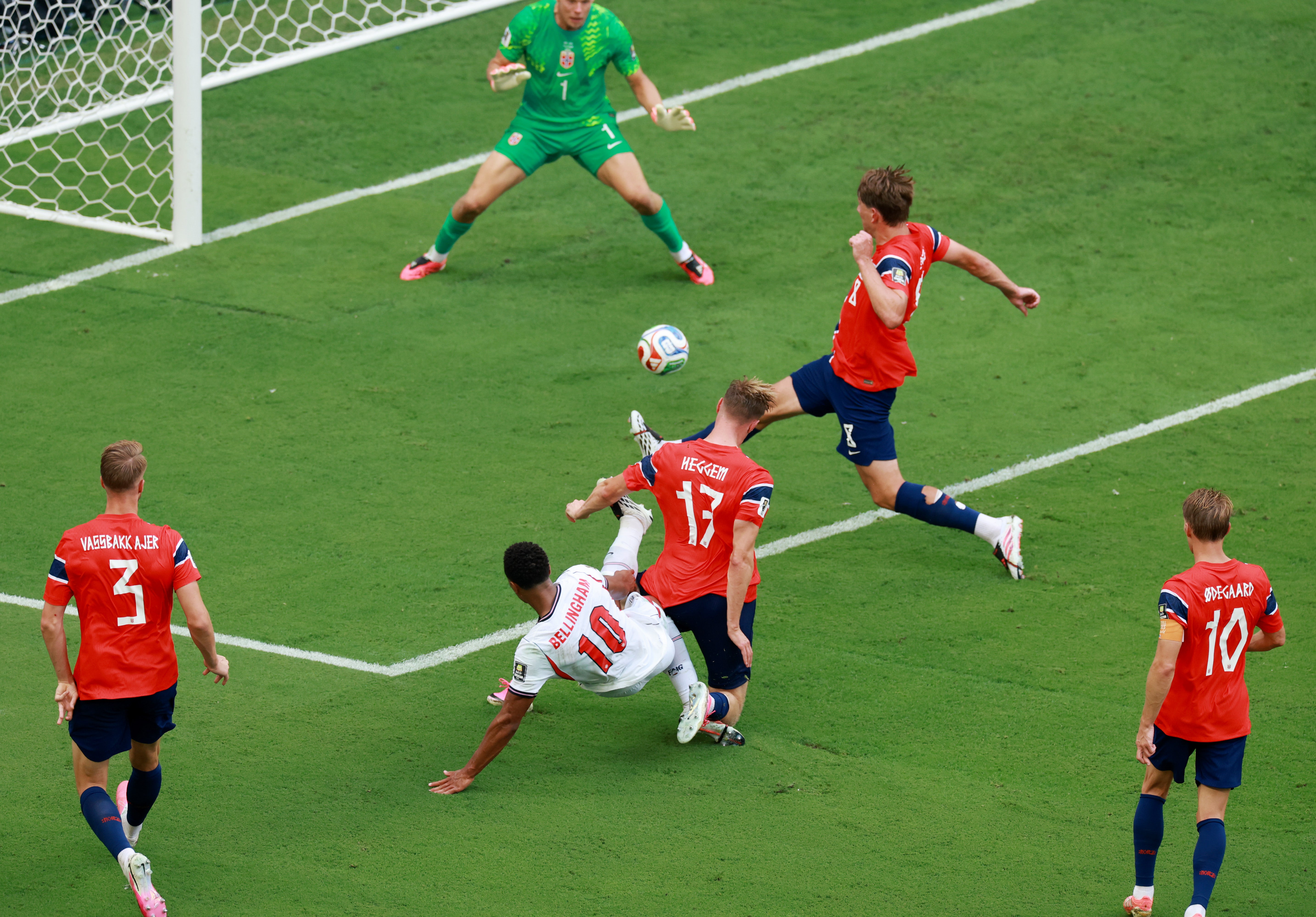 Bellingham scored a brilliant equaliser at the end of the first half