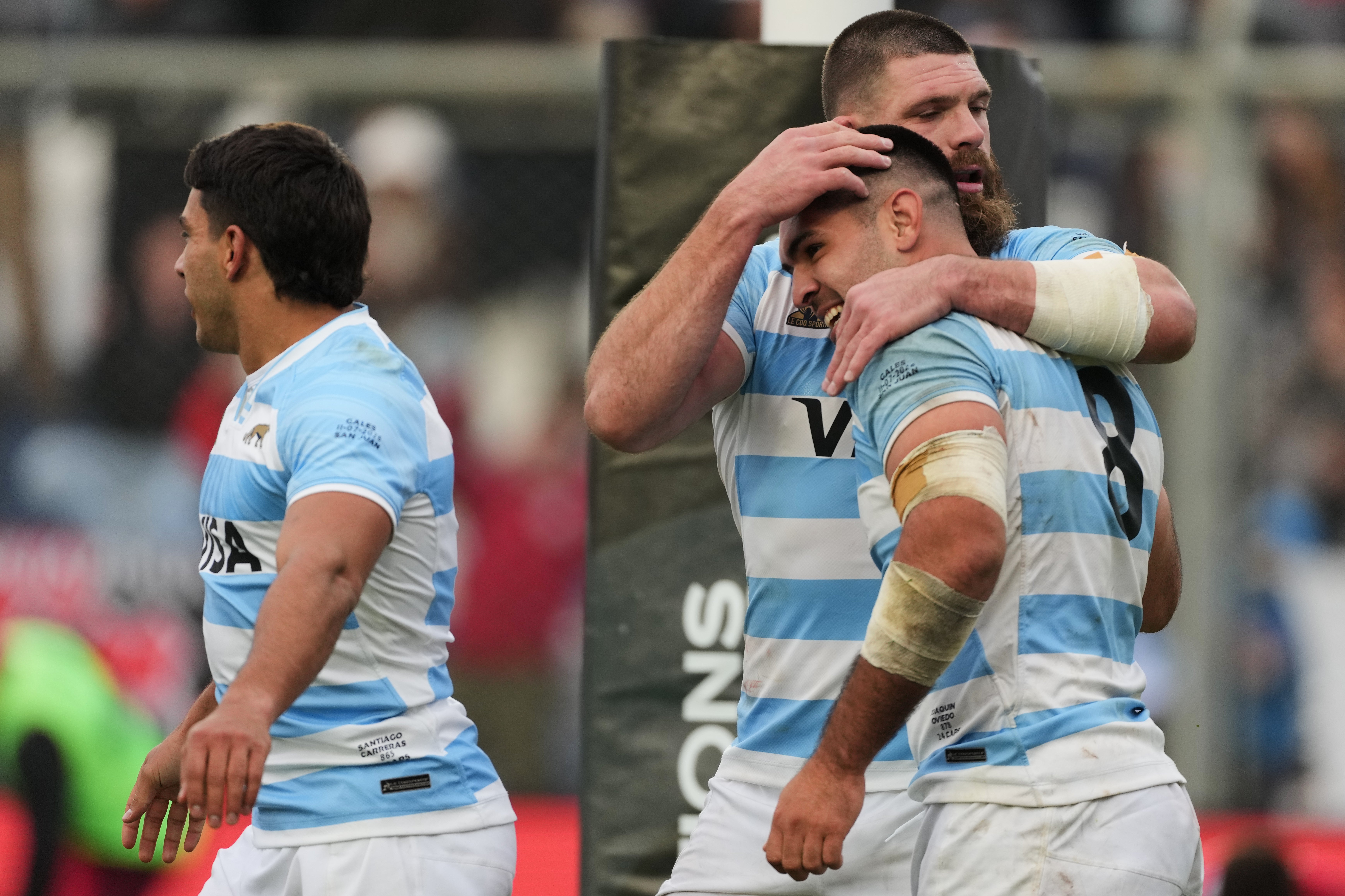 Argentina were victorious despite falling behind first against Wales