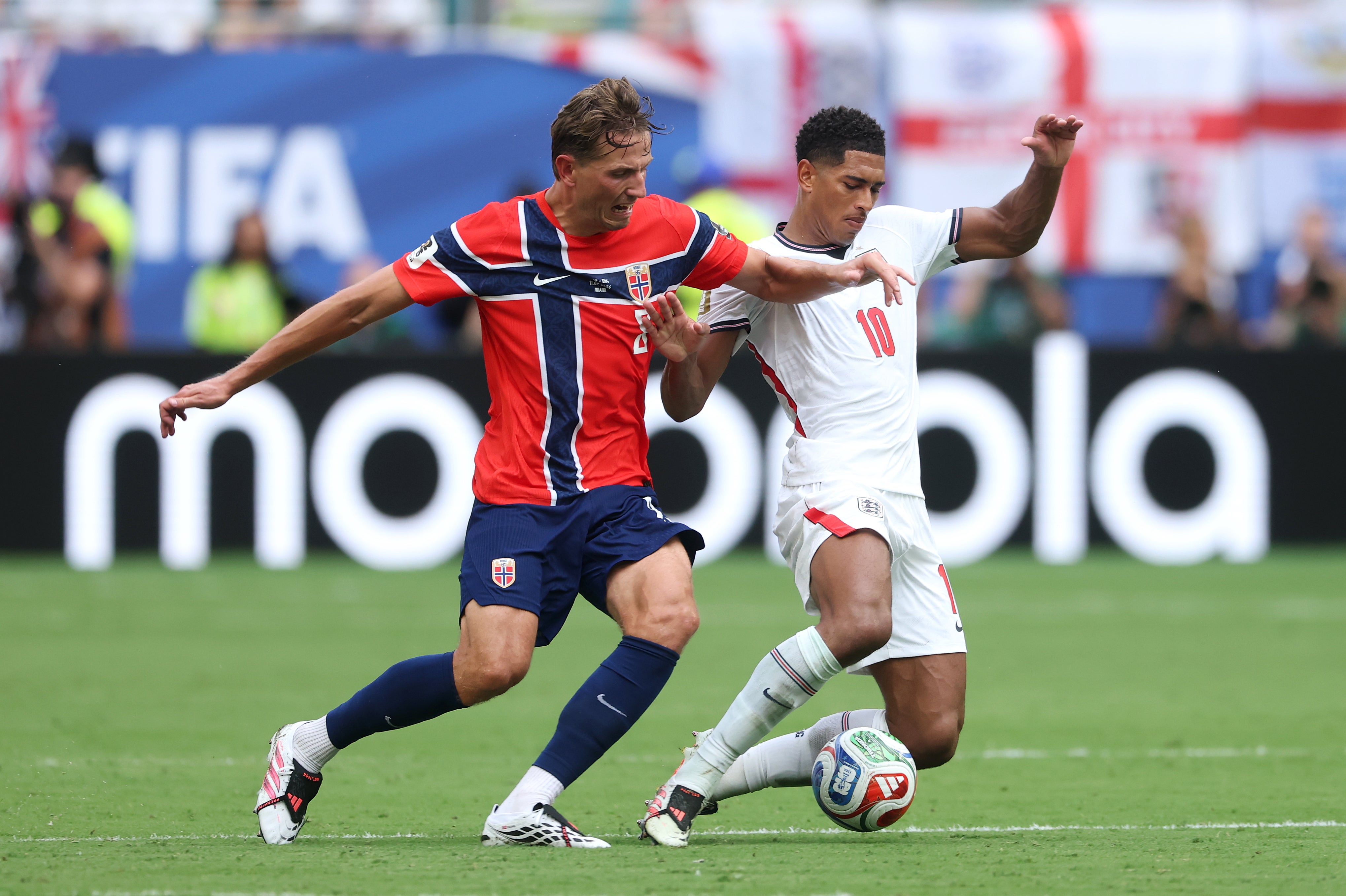Sander Berge battled well in midfield