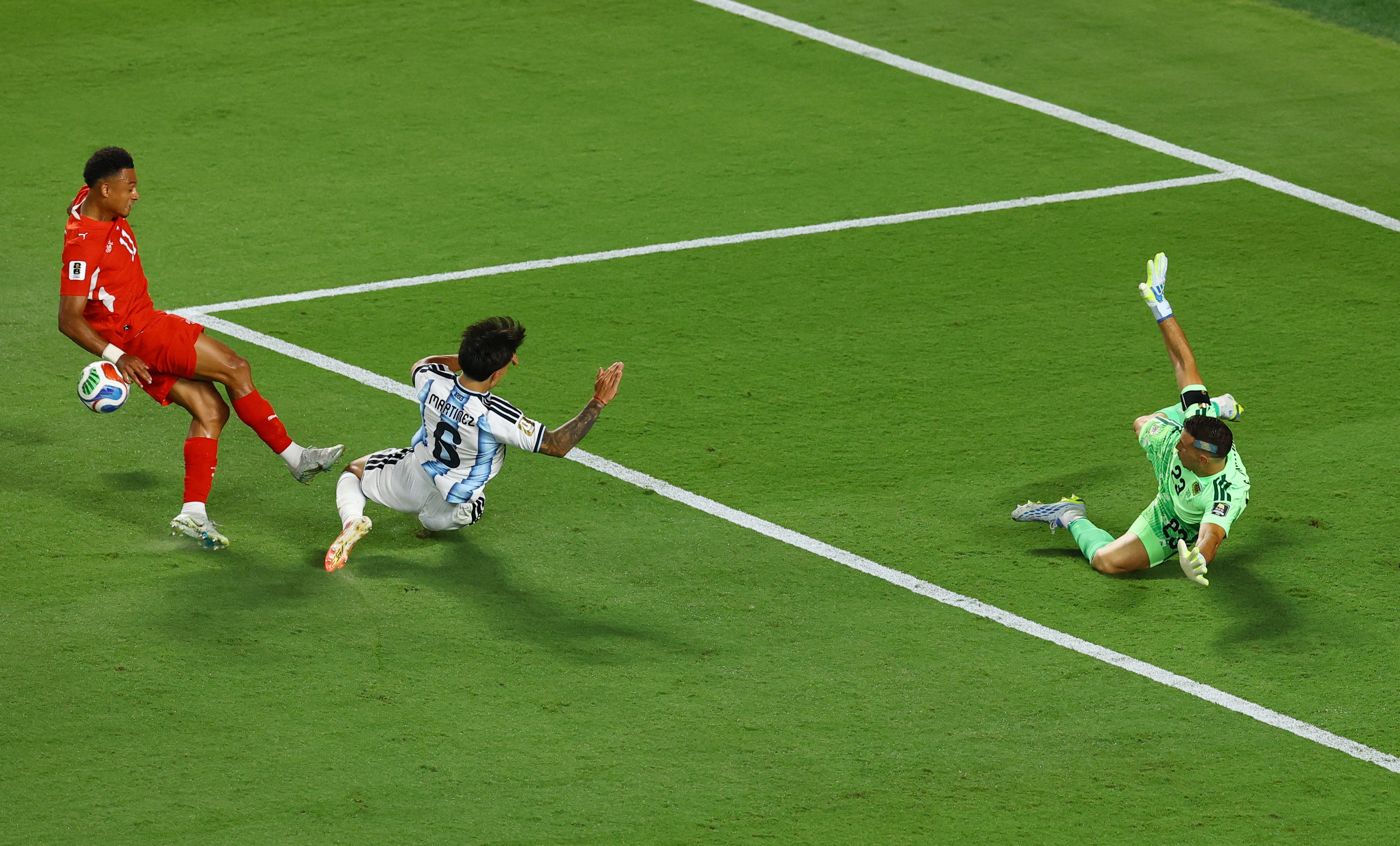 Switzerland found joy down the edges against Argentina