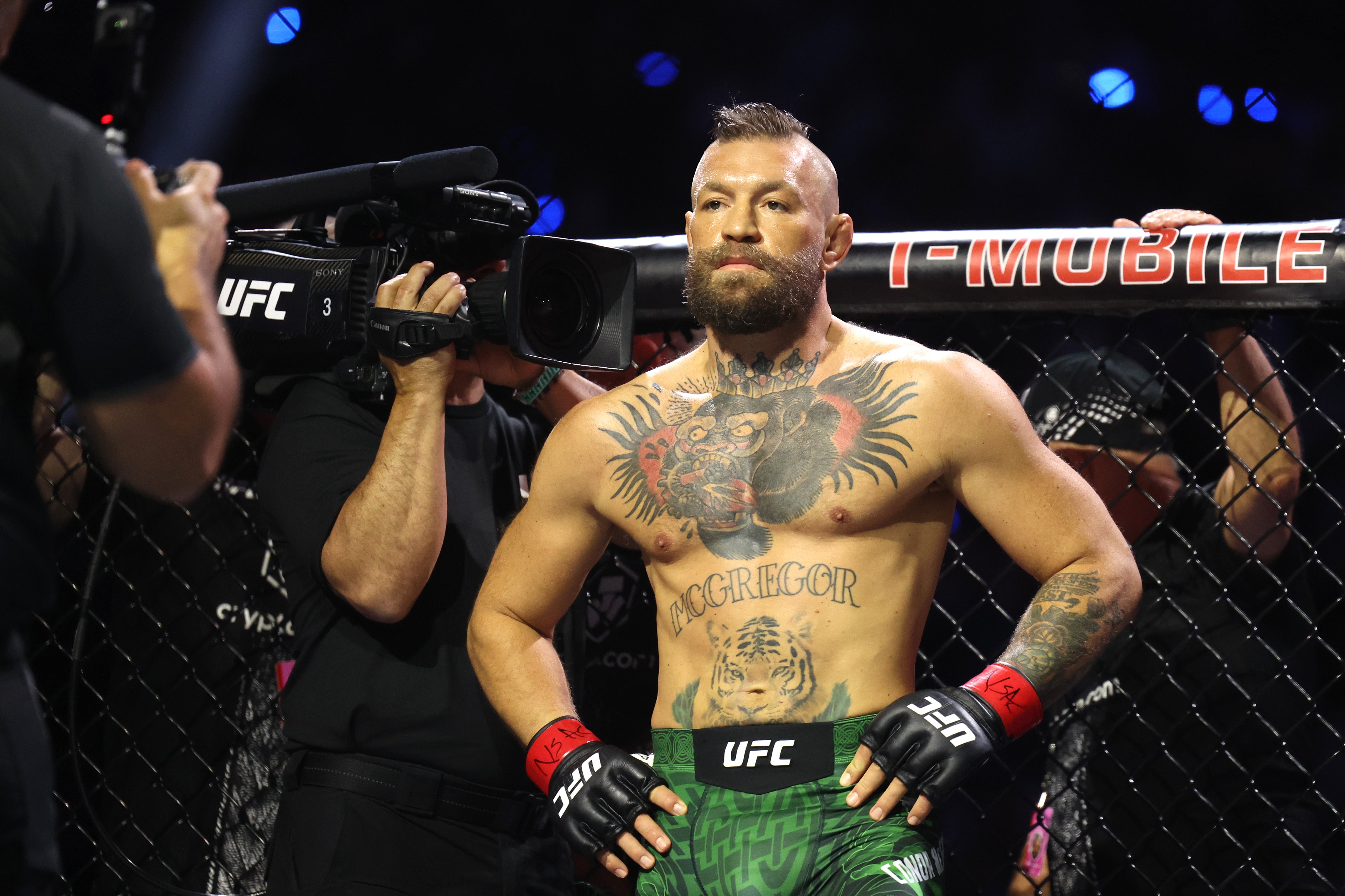 McGregor before his rematch with Holloway (Getty)