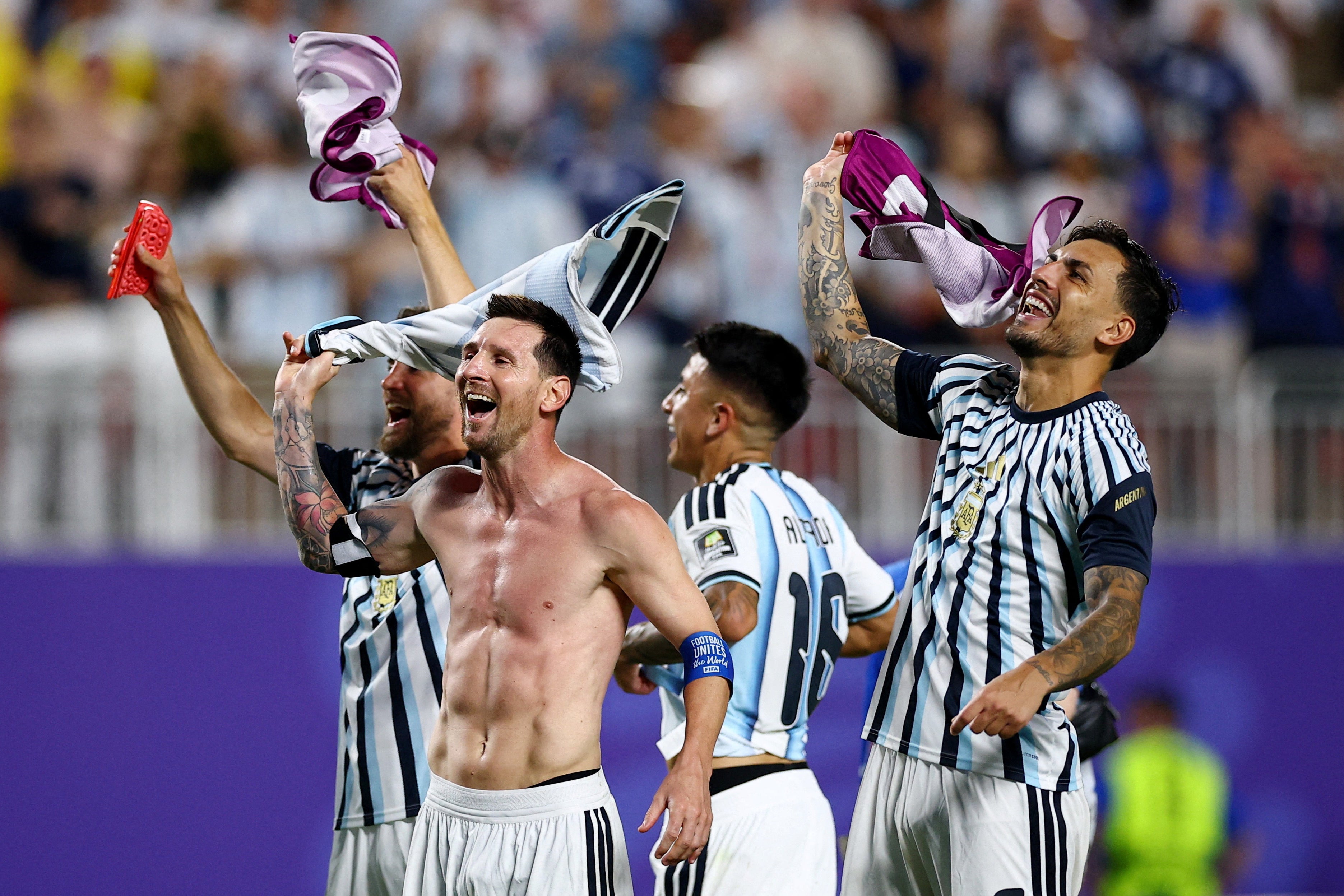 Messi requires others to provide some hard graft (Reuters)