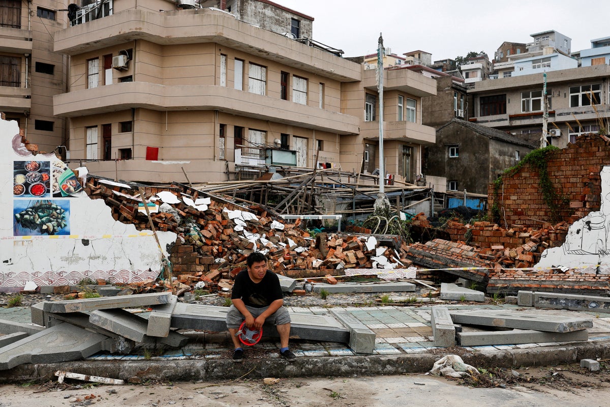Millions evacuated after powerful typhoon makes landfall in China bringing heavy rain
