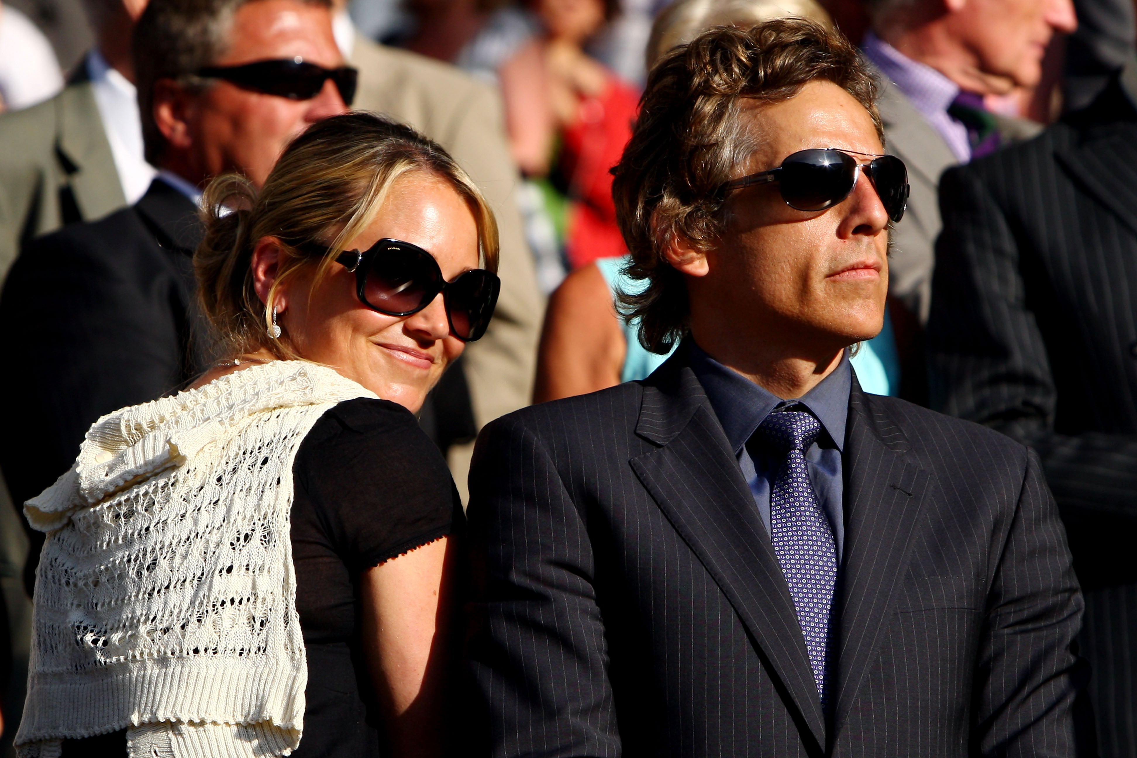 Ben Stiller routinely attends Wimbledon with his wife Christine