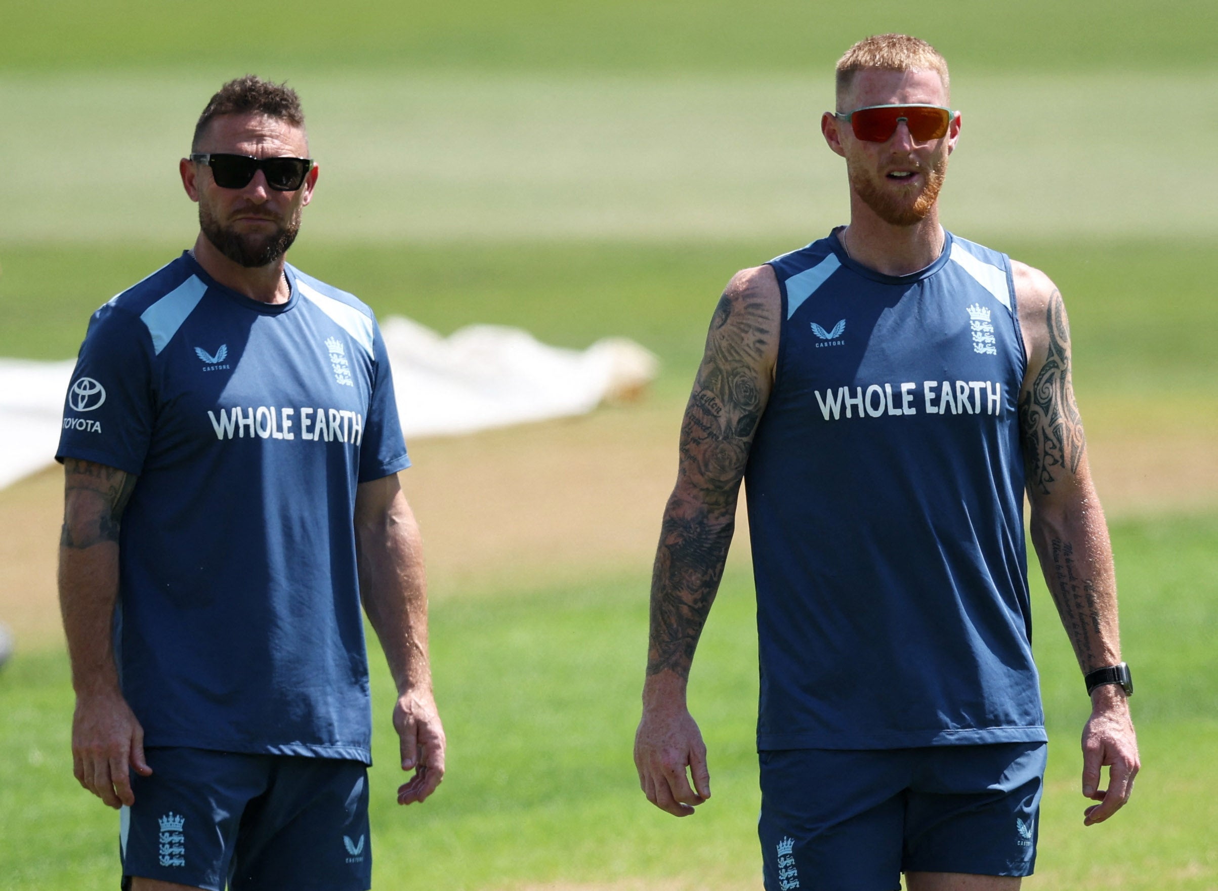 Brendon McCullum's (left) exit follows the retirement of former England captain Ben Stokes (right)