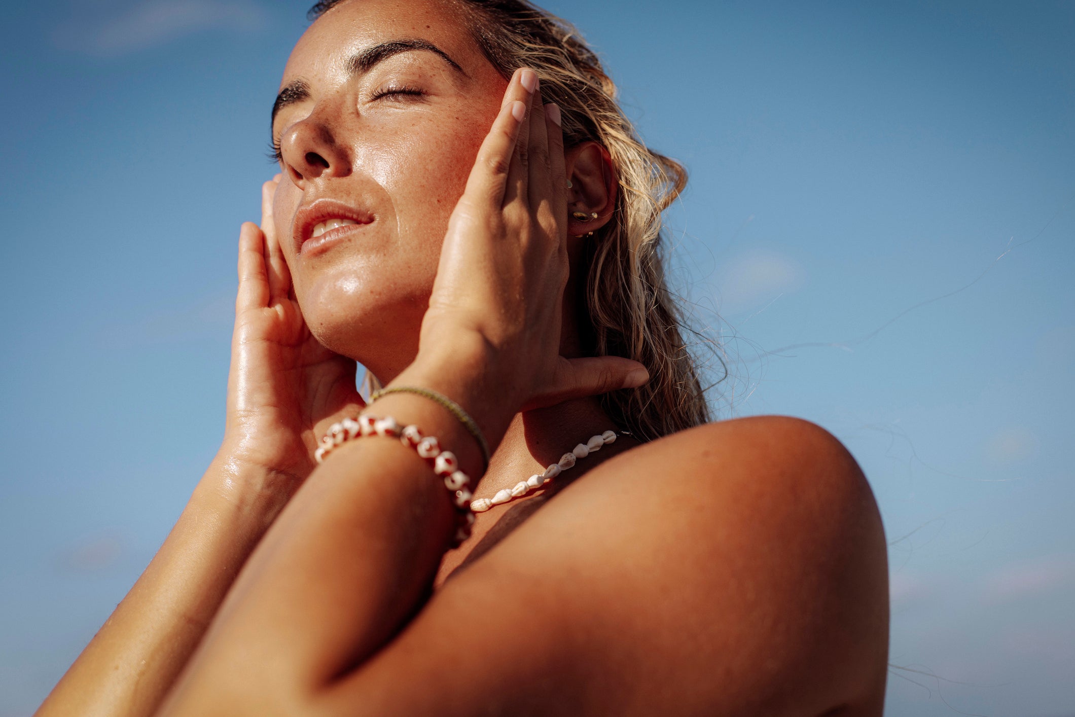 Too hot to handle: Higher temperatures can cause skincare to sink to the bottom of the pile of priorities