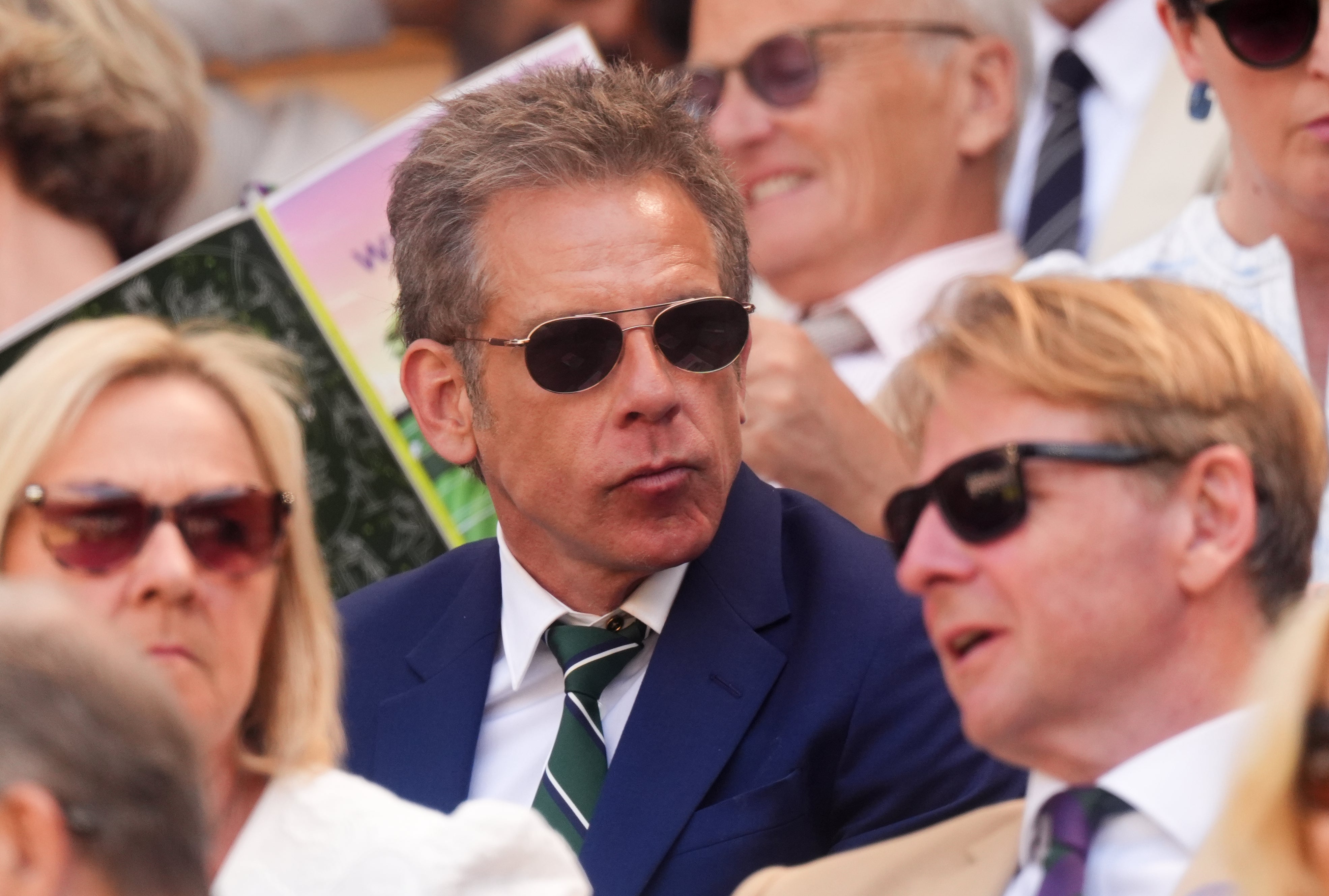 Ben Stiller was also in the Royal Box (PA)