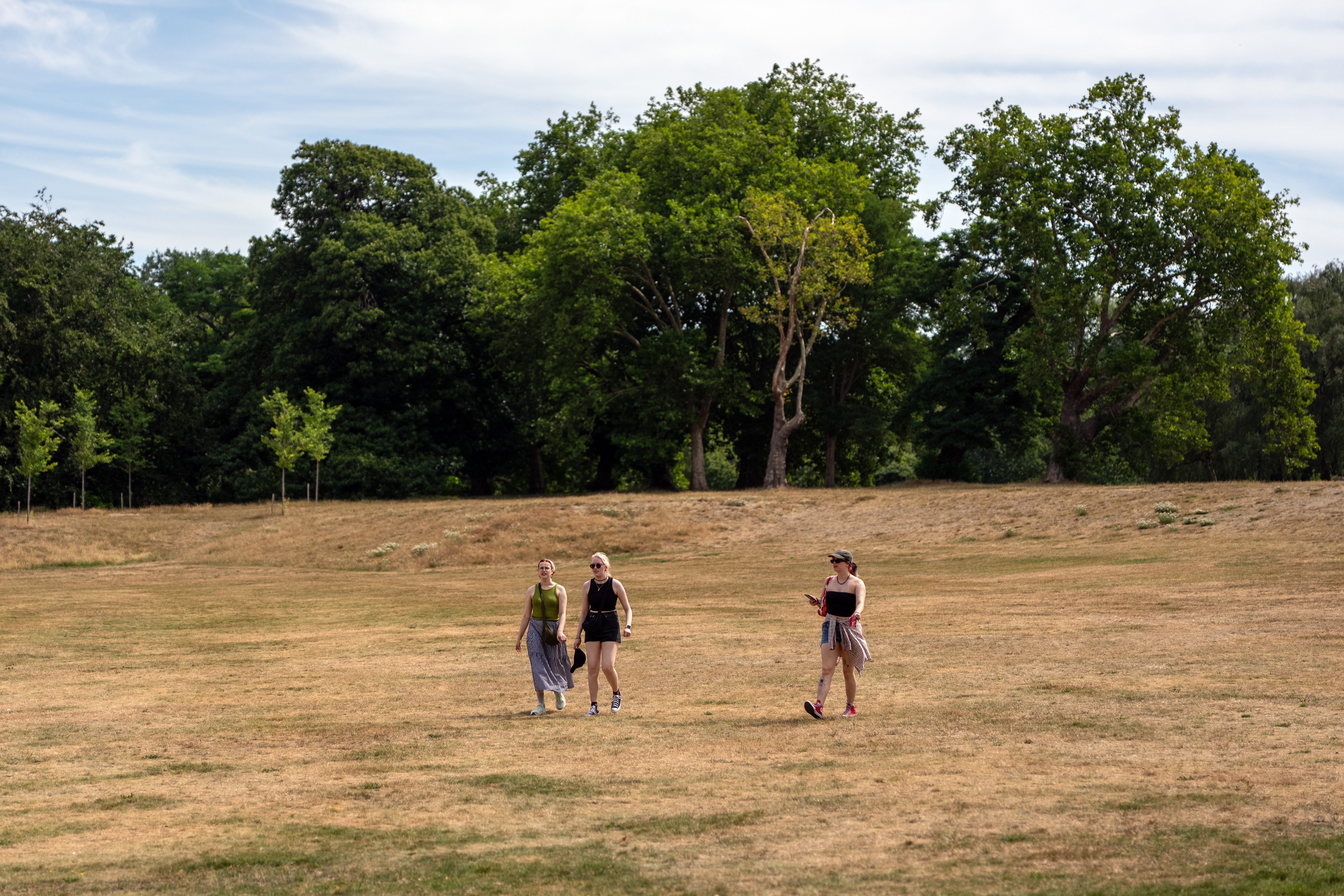 Some regions affected of the UK are witnessing the third official heatwave of the season, following record-breaking temperatures in May and June.