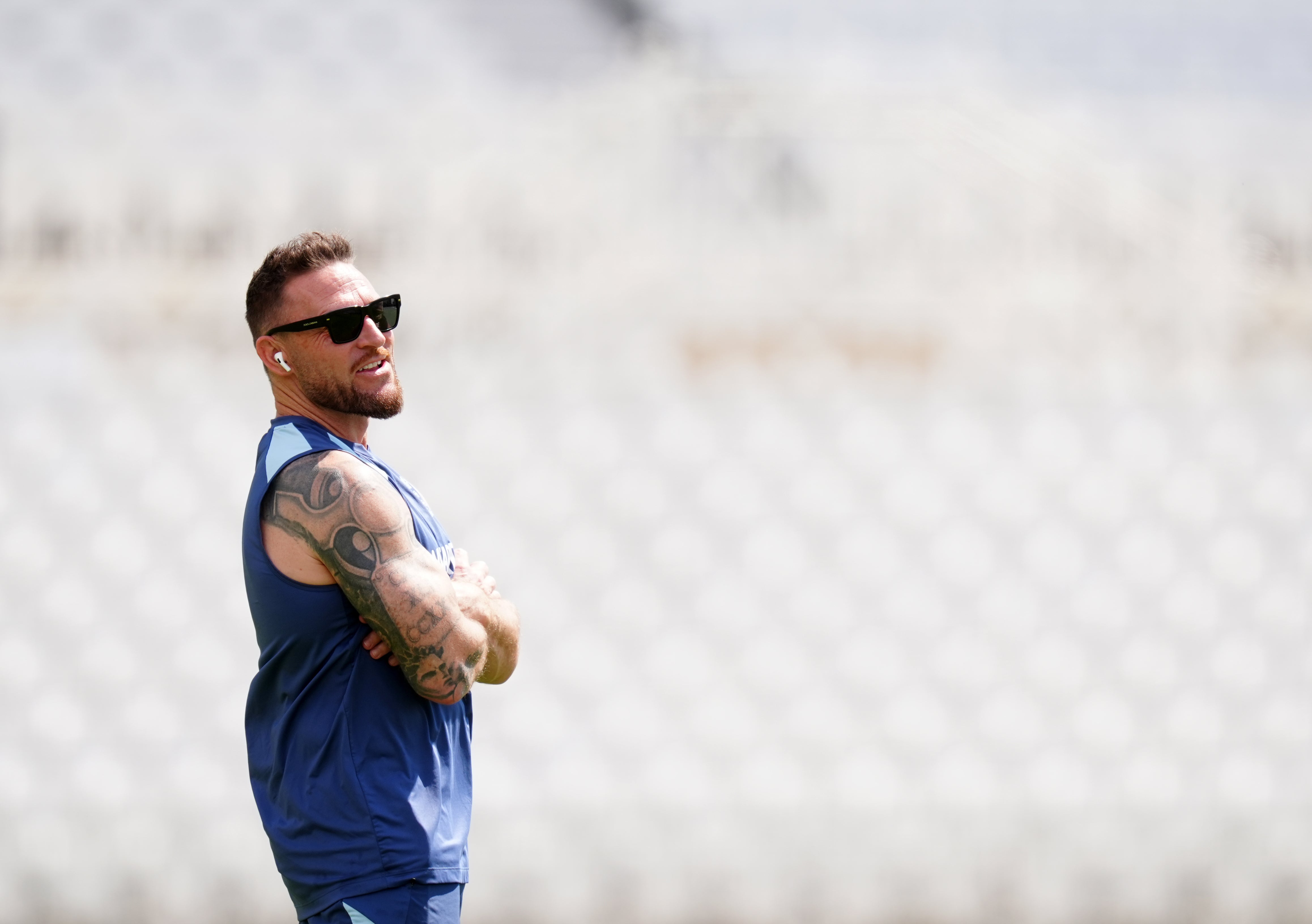 McCullum overseas a nets session at Trent Bridge